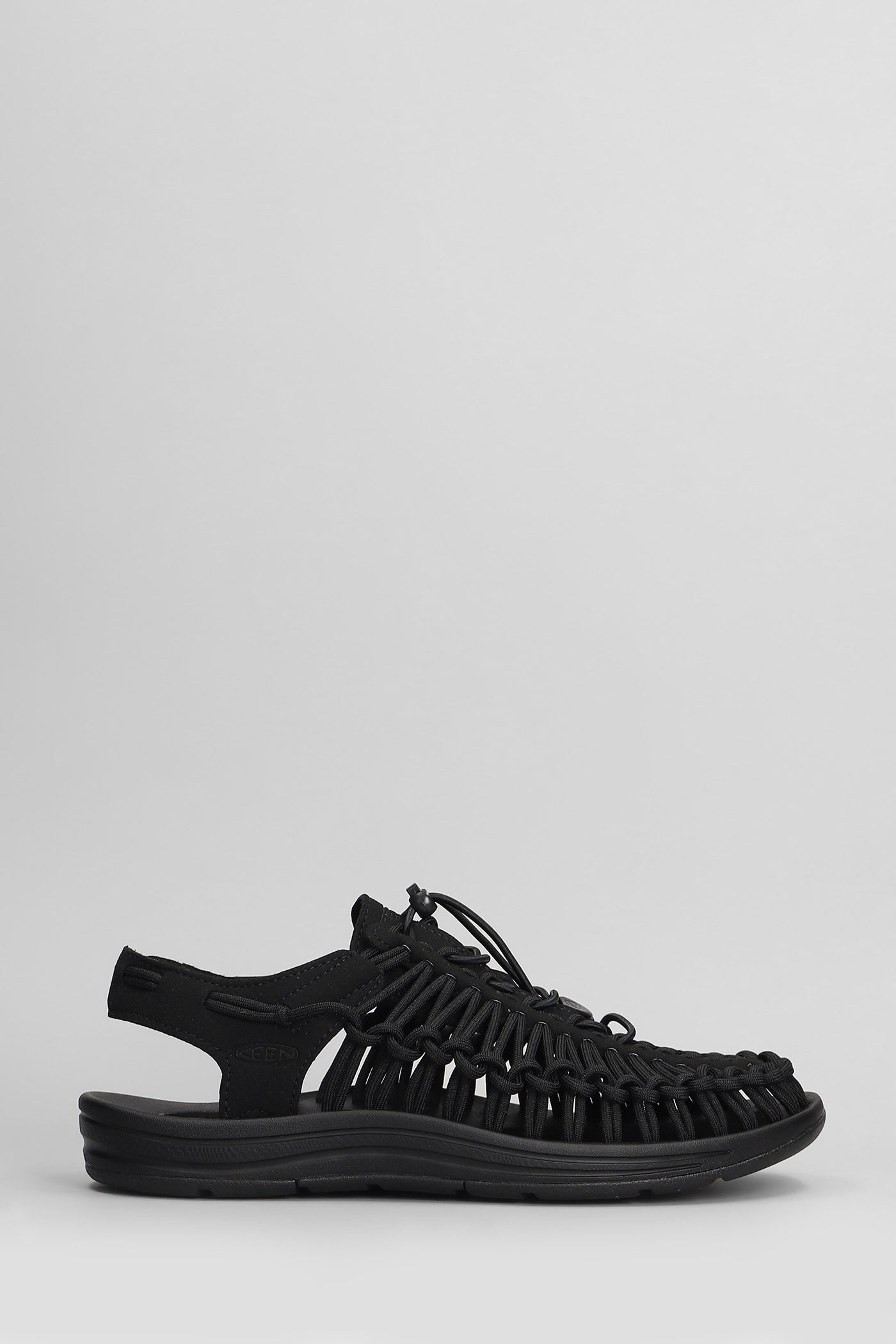 Keen Uneek M Flats In Black Suede And Fabric