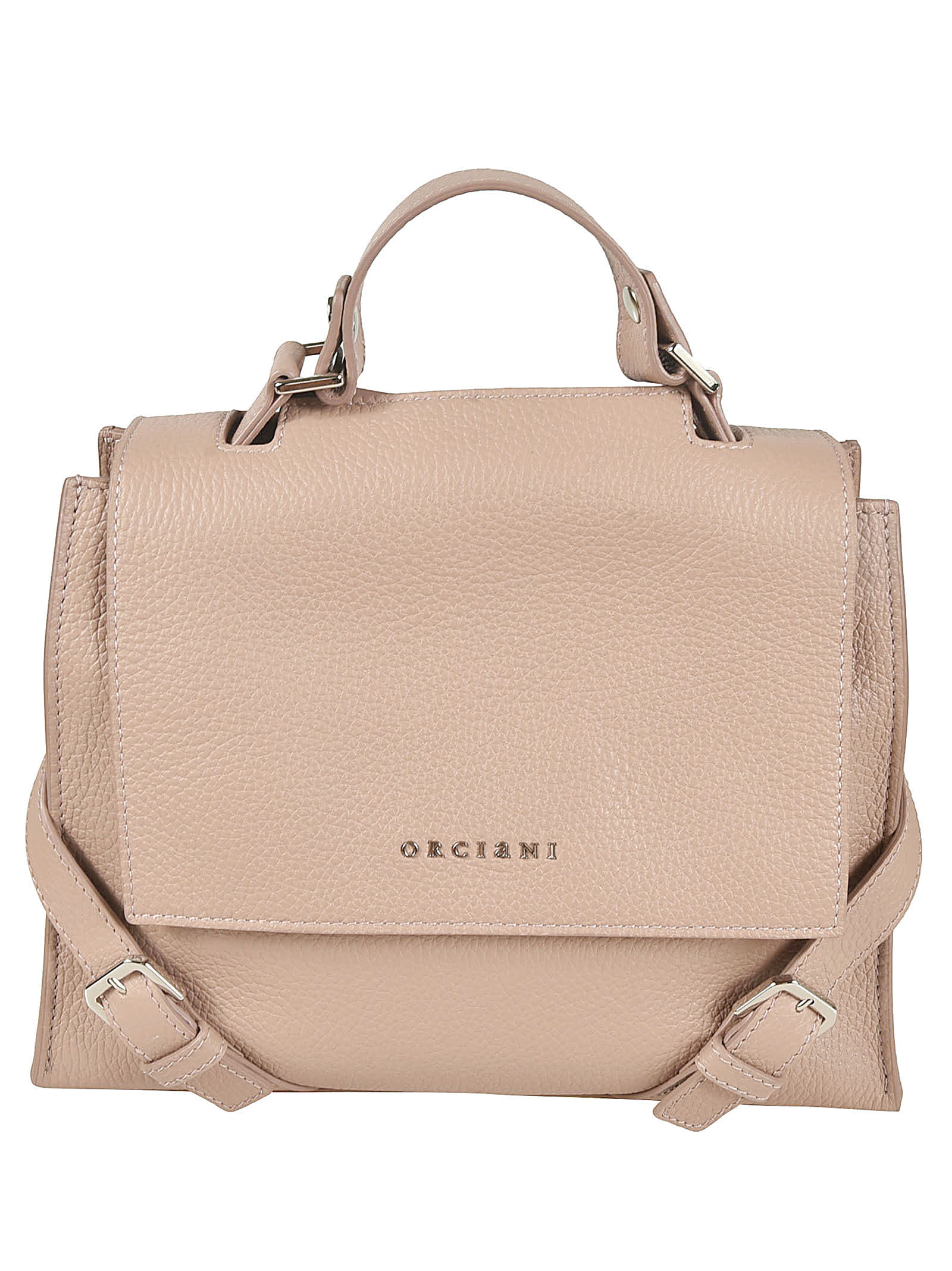 Orciani Logo Top Handle Tote