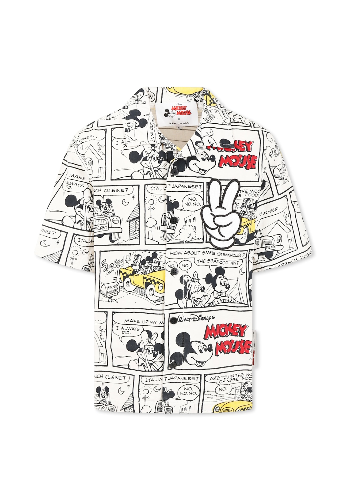 Marc Jacobs Ivory Shirt For Boy With Mickey Mouse