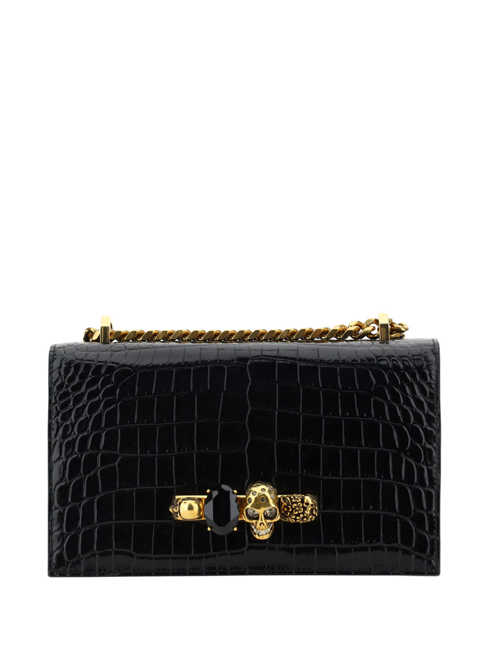 Alexander McQueen Jeweled Satchel Bag