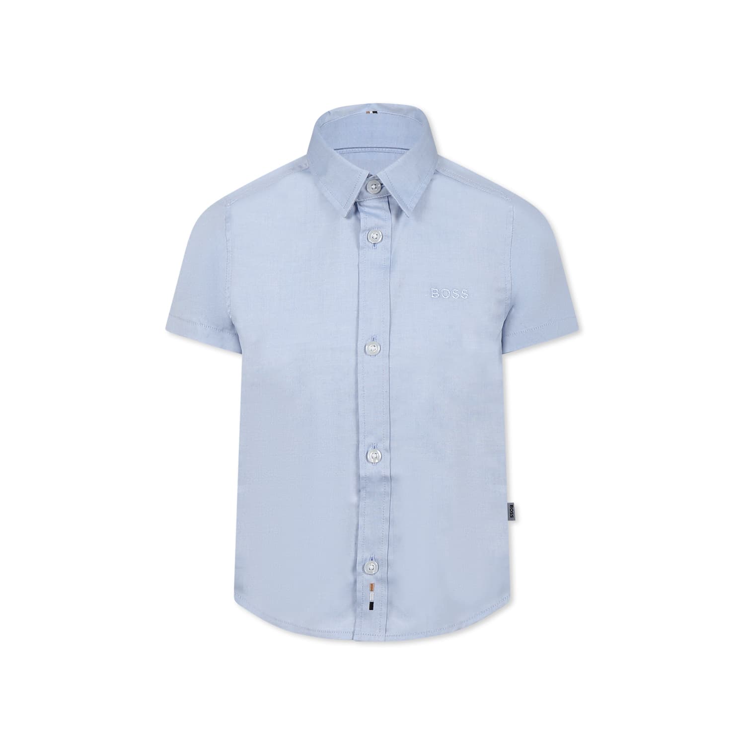 Hugo Boss Light Blue Shirt For Boy With Logo