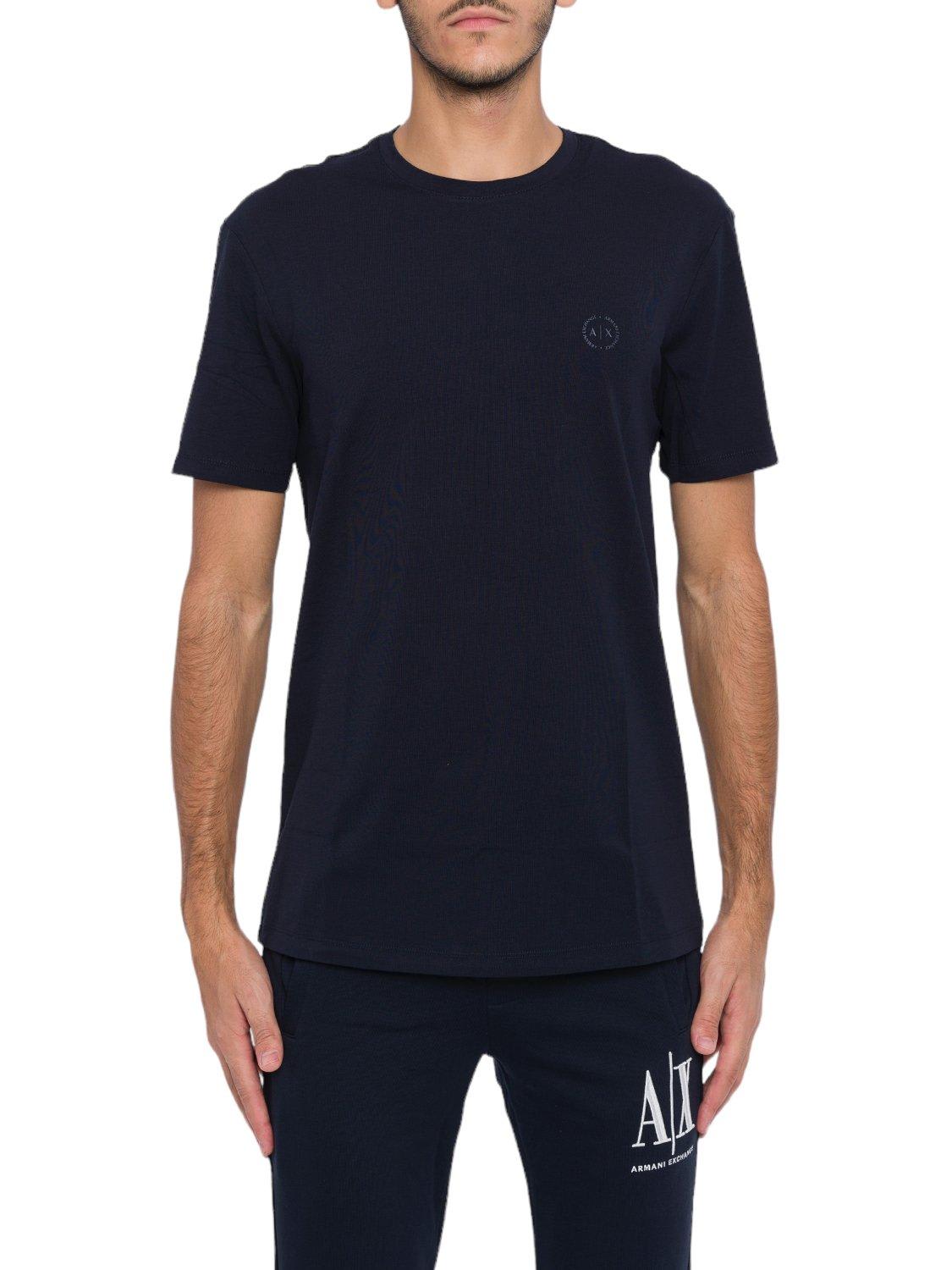 Armani Collezioni Logo Embroidered Crewneck T-shirt