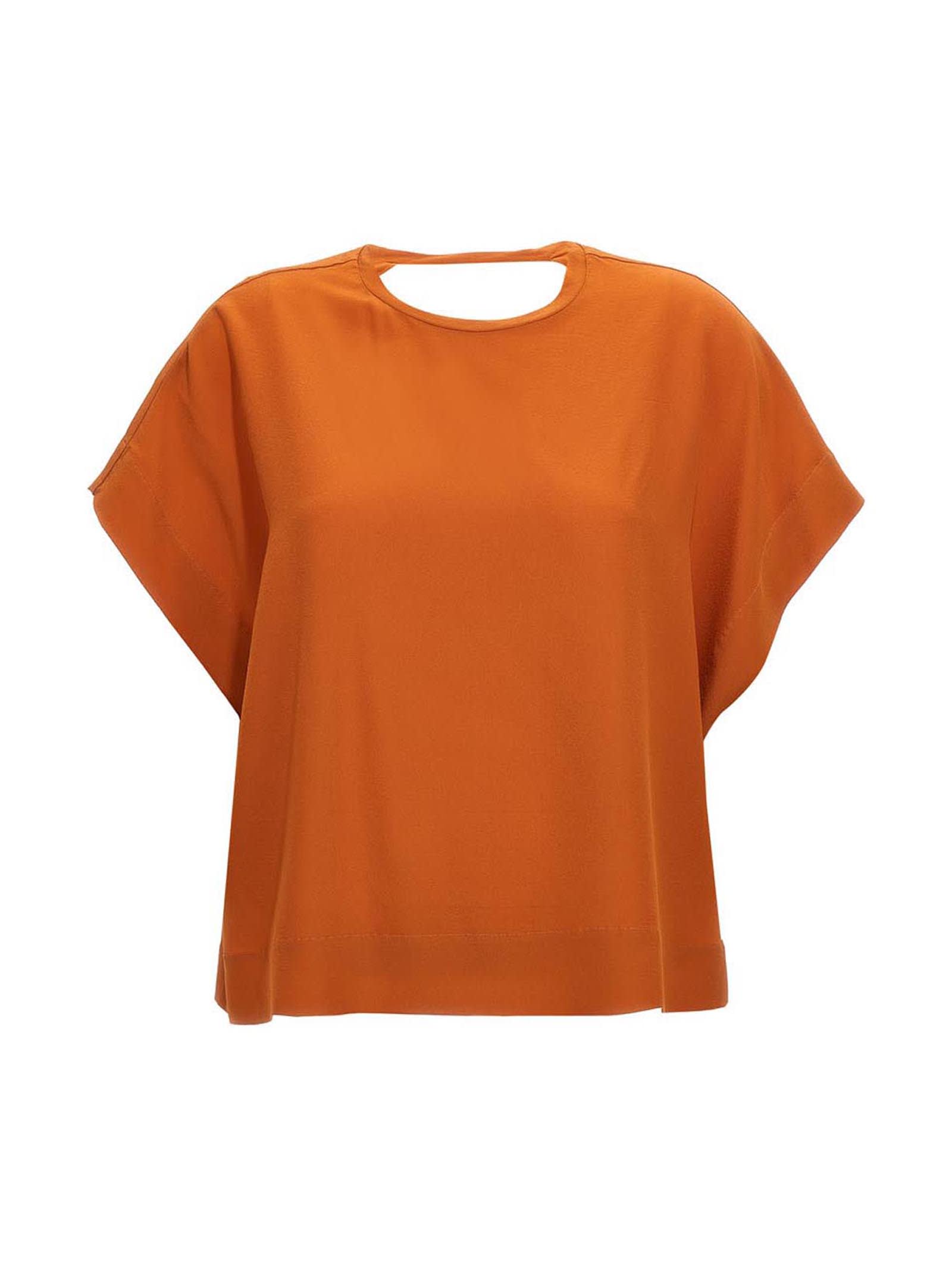 (nude) Silk Bloshirt
