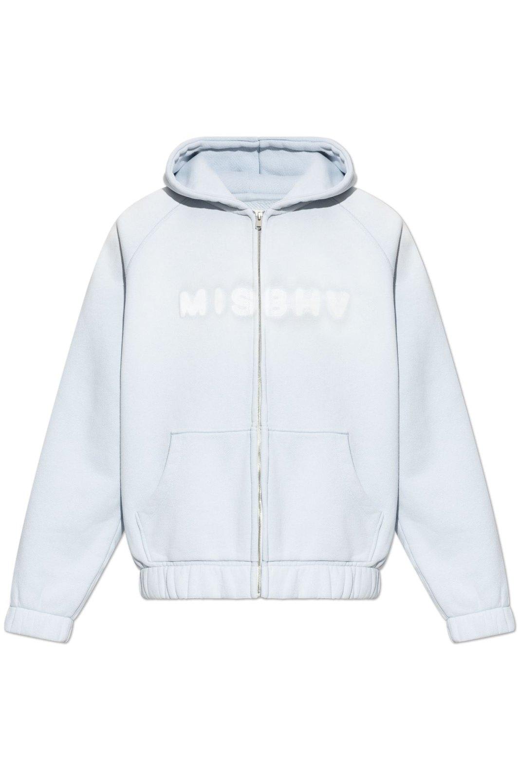 MISBHV Logo Printed Zipped Hoodie