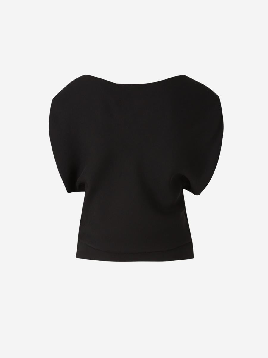 Loro Piana Silk Draped Blouse