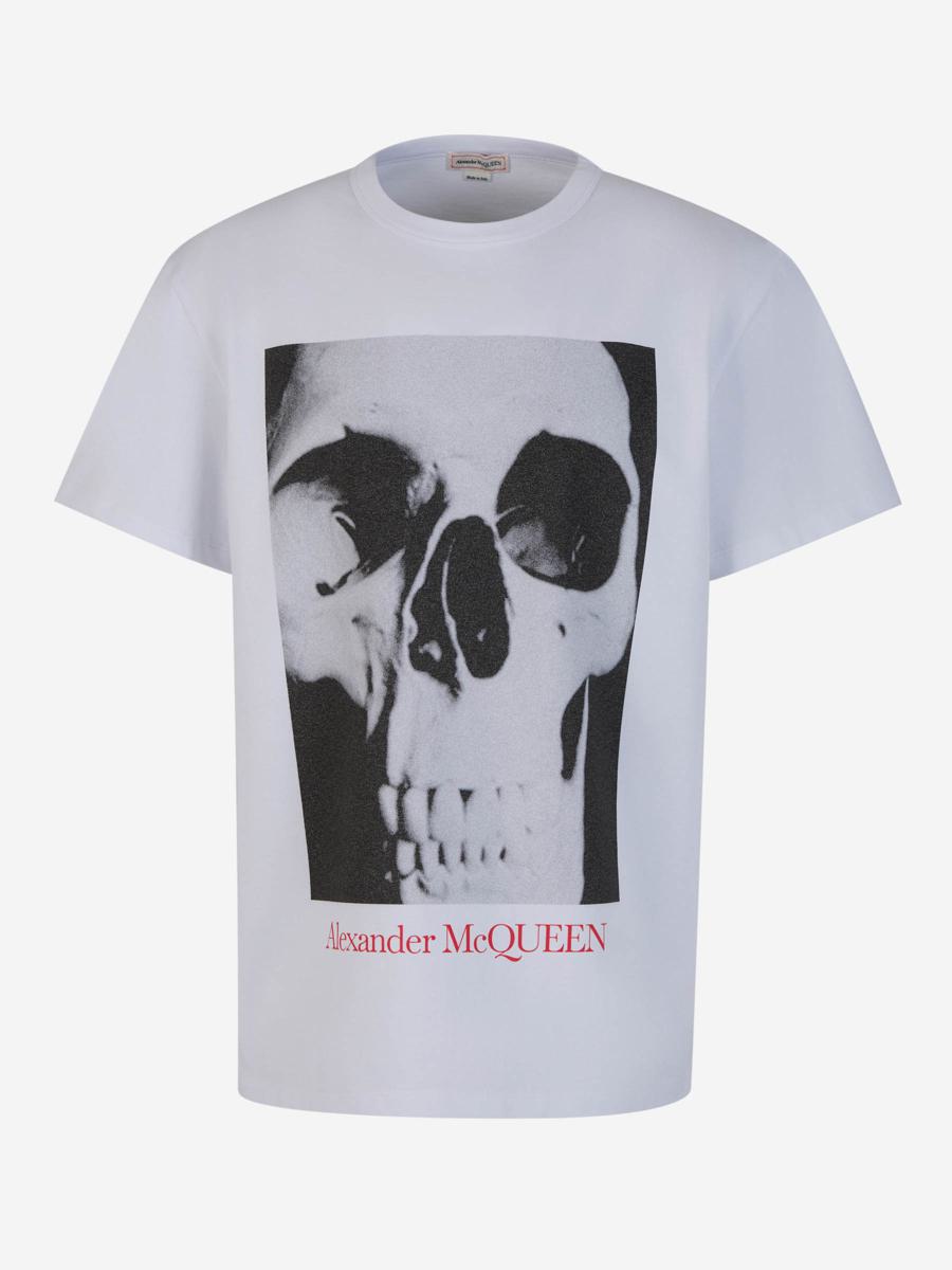 Alexander McQueen Skull Cotton T-Shirt