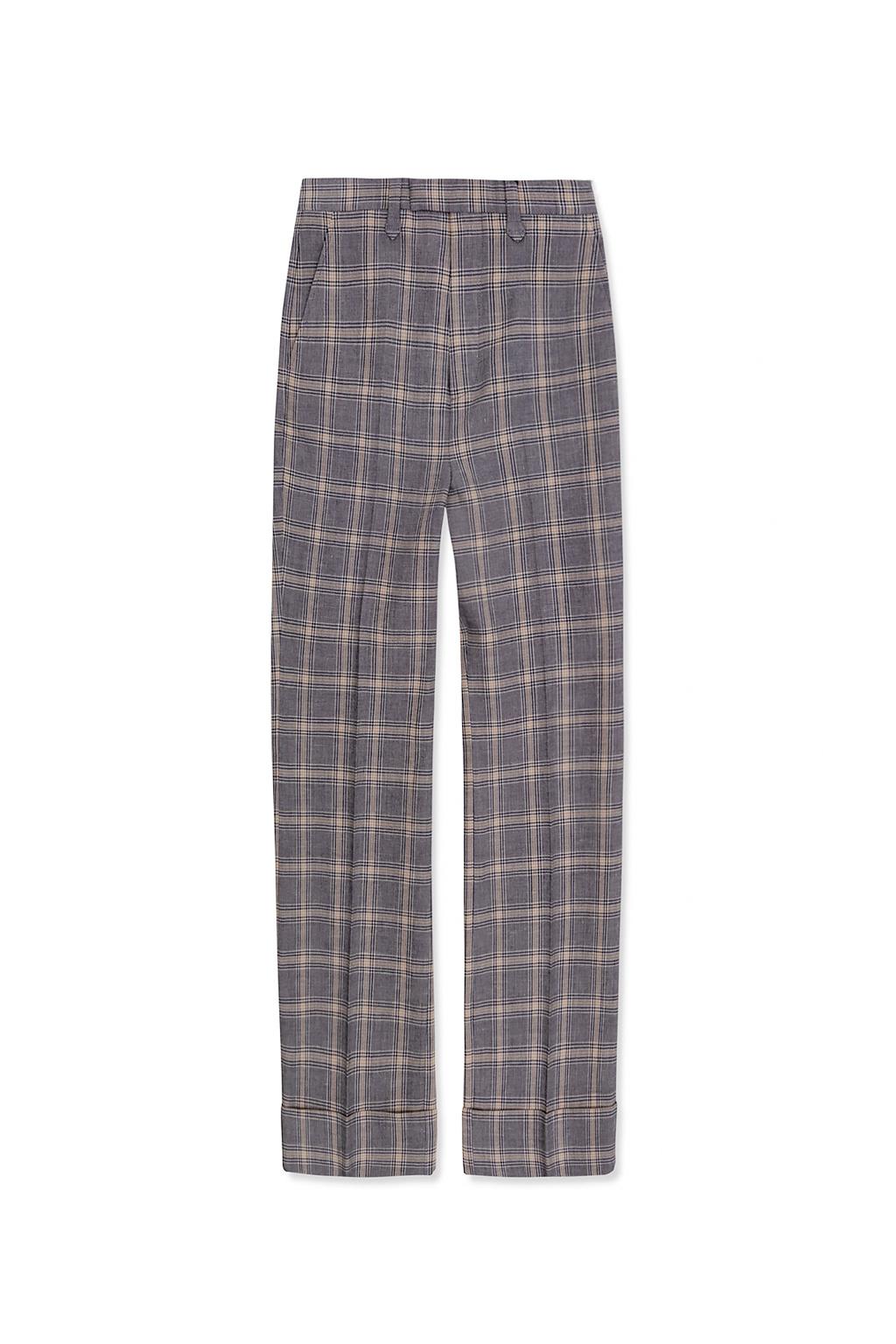 Gucci Checked Trousers