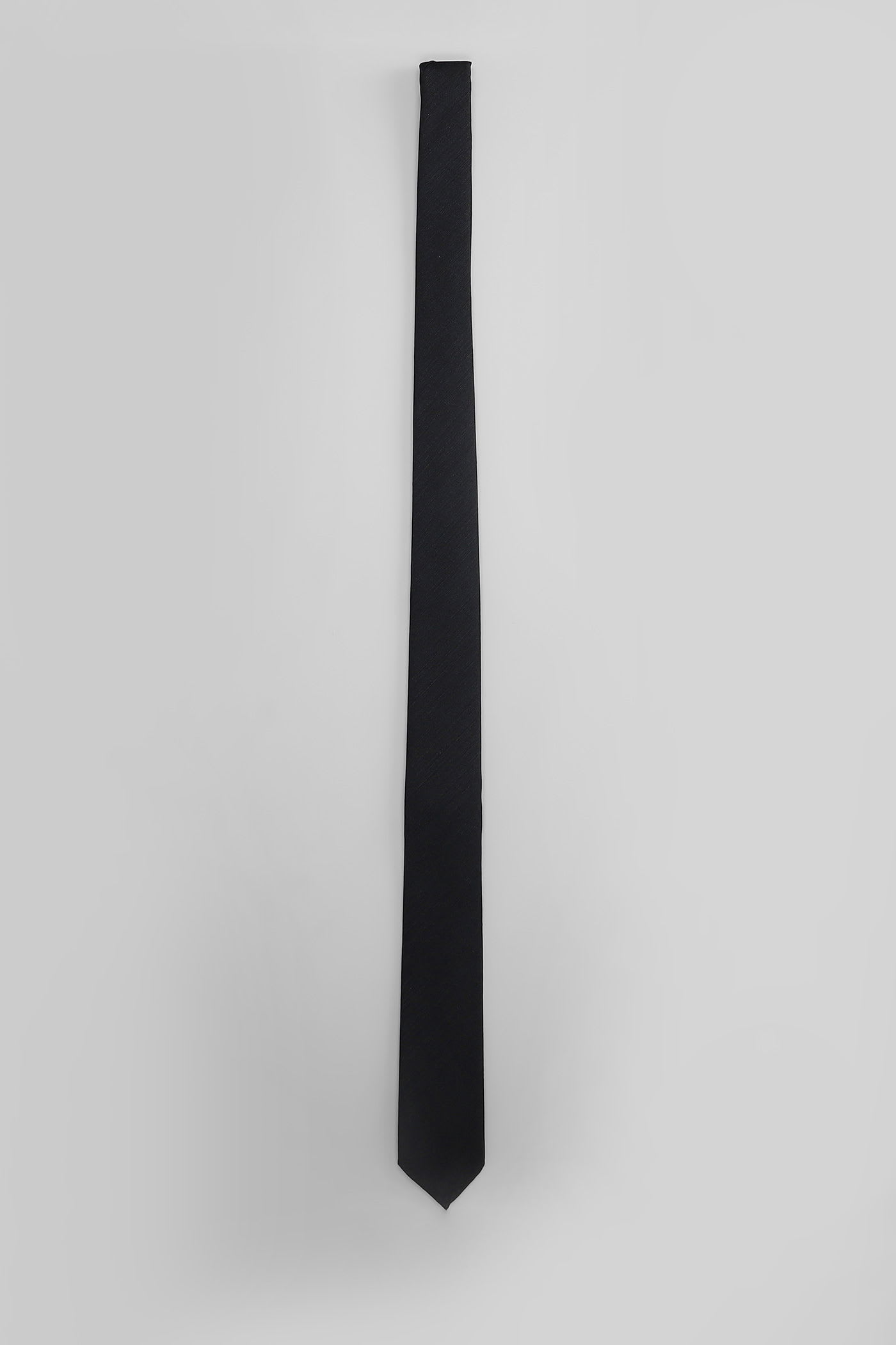 Lardini Tie In Black Silk