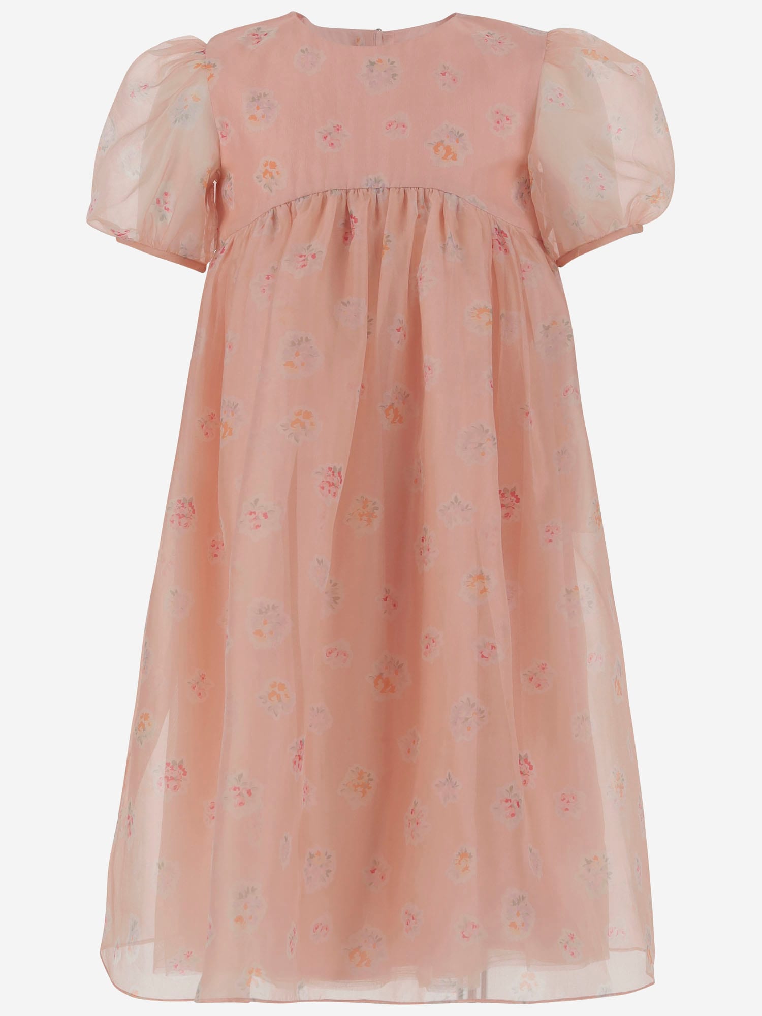 Bonpoint Silk Dress With Floral Pattern
