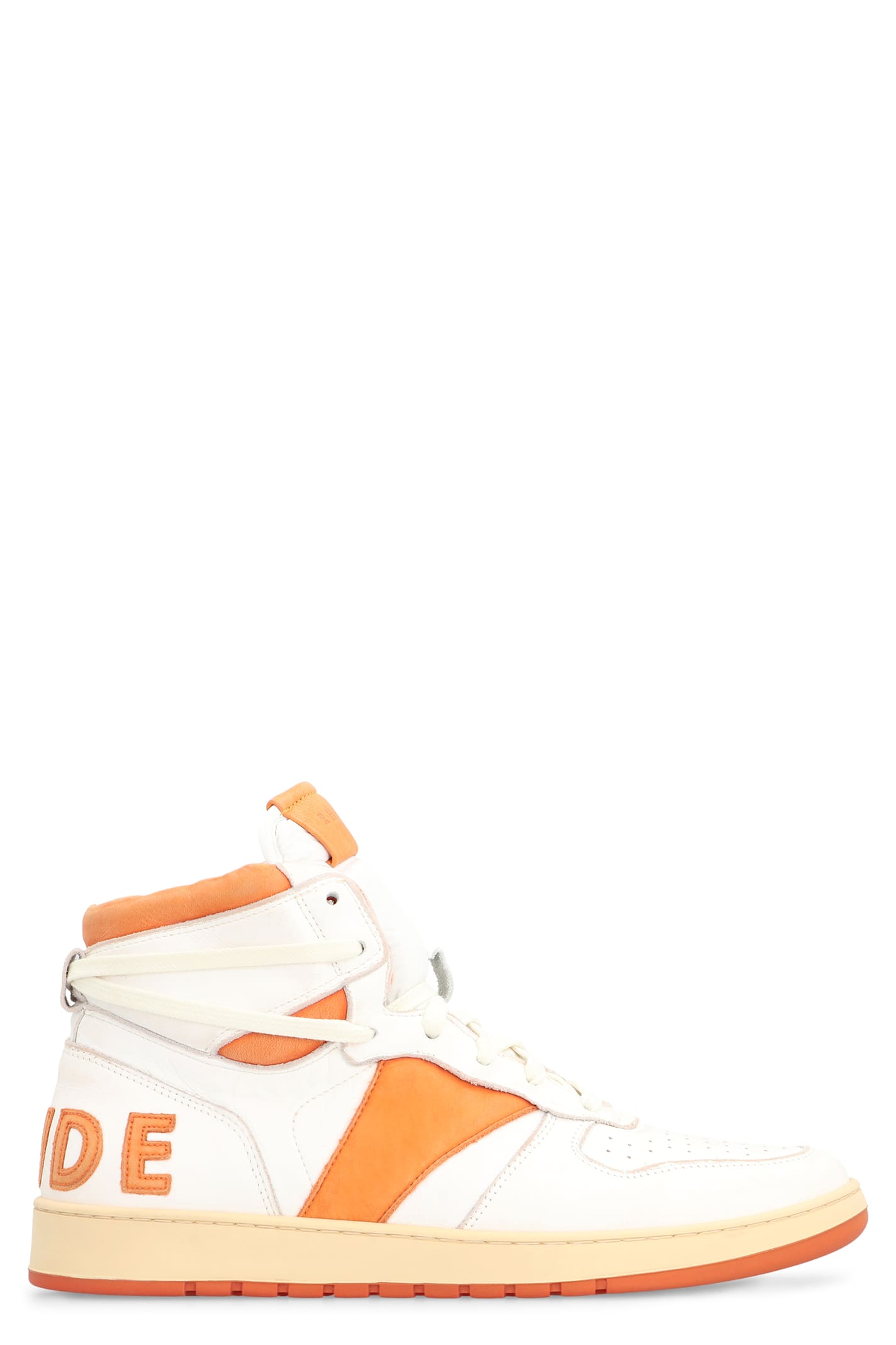 Rhude Rhecess Leather High-top Sneakers