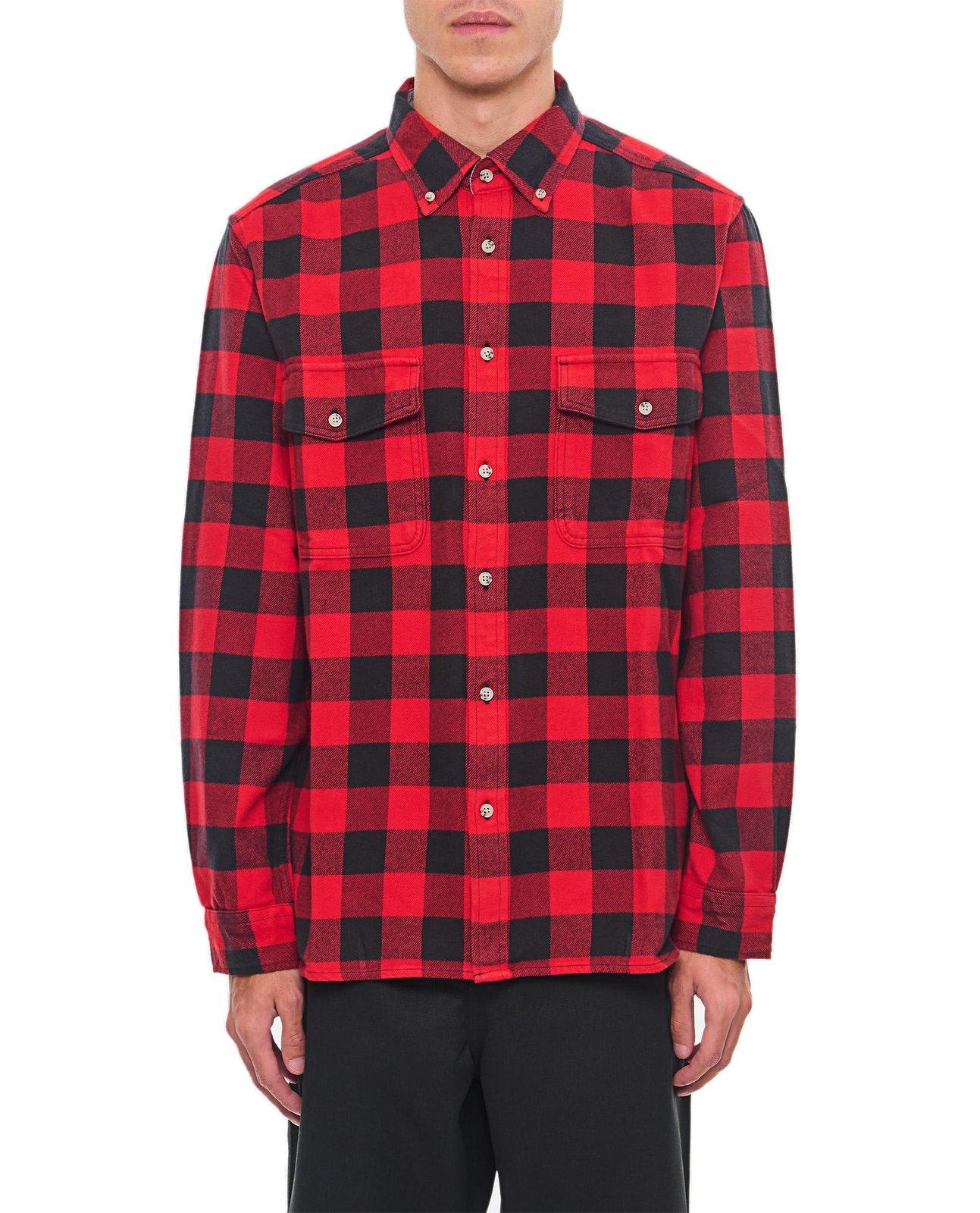 Woolrich Checked Pattern Flannel Shirt