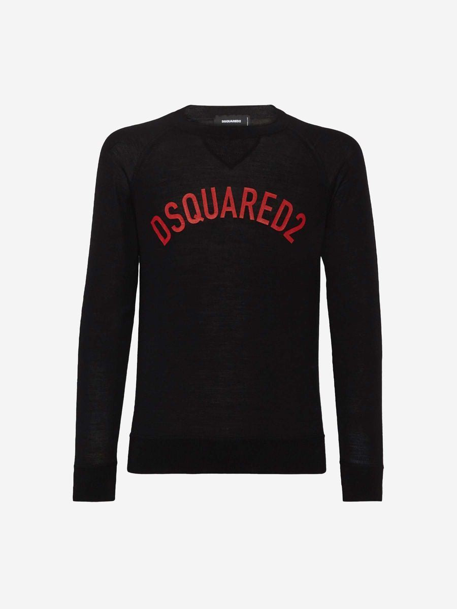 DSQUARED2 Logo Wool Sweater
