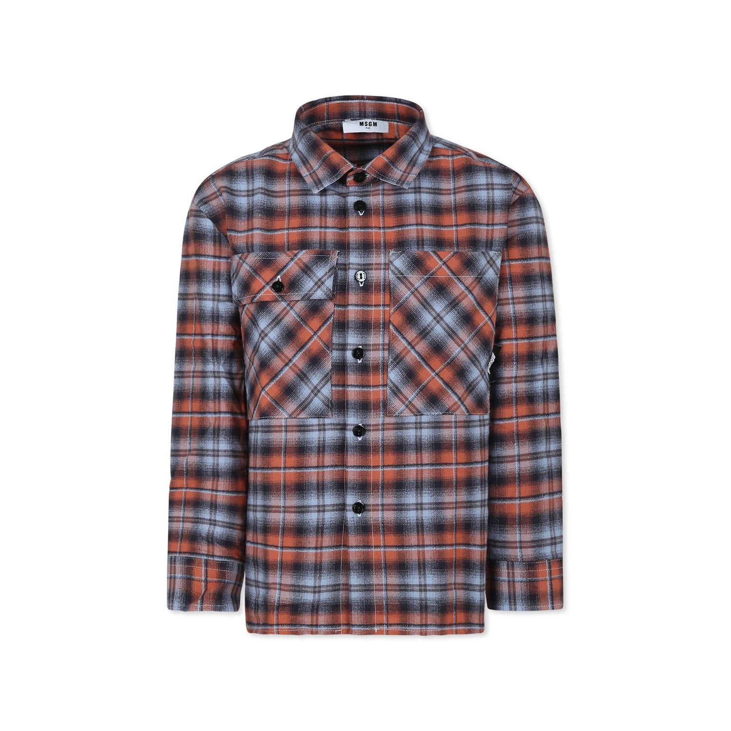 MSGM Multicolor Shirt For Boy With Logo