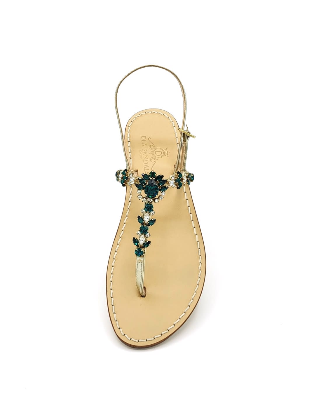 Dea Sandals Capri Princess Dark Green Sandals