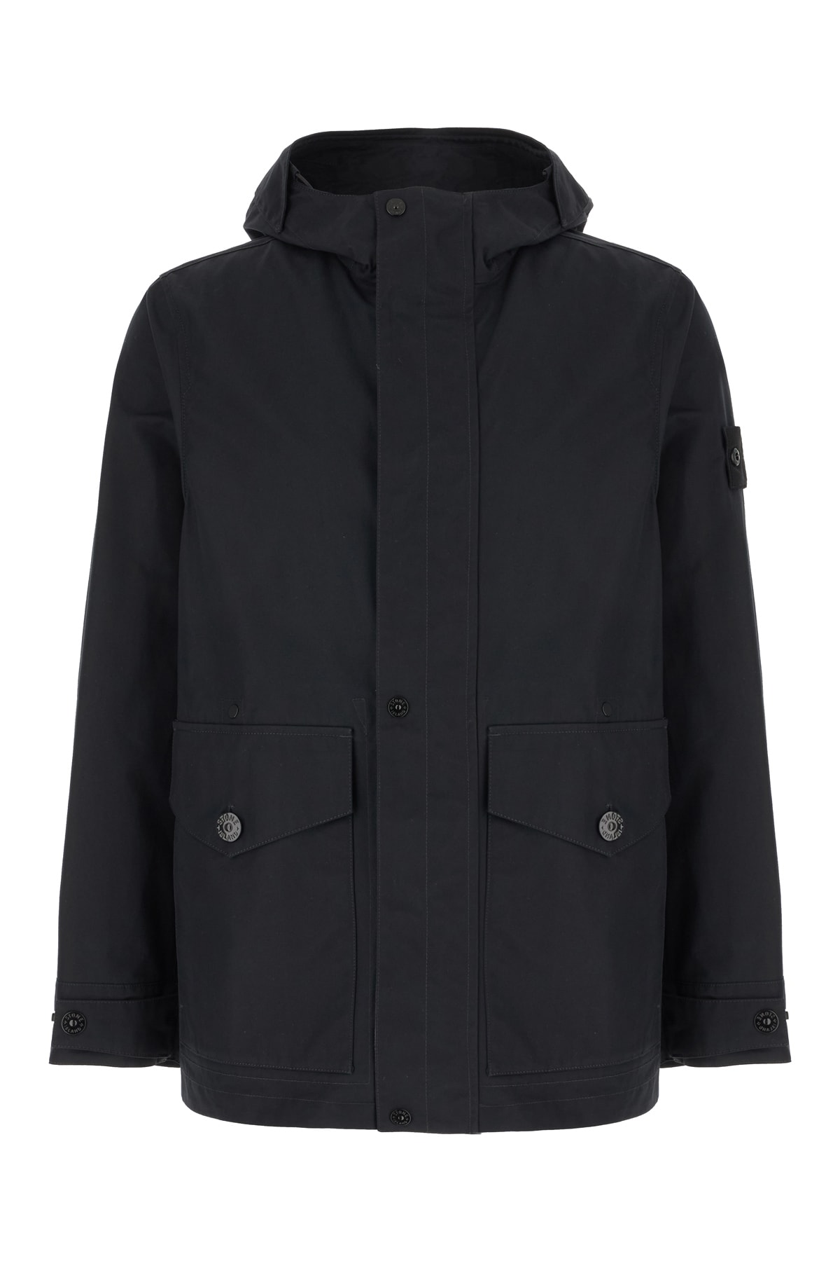 Stone Island Black Cotton Jacket