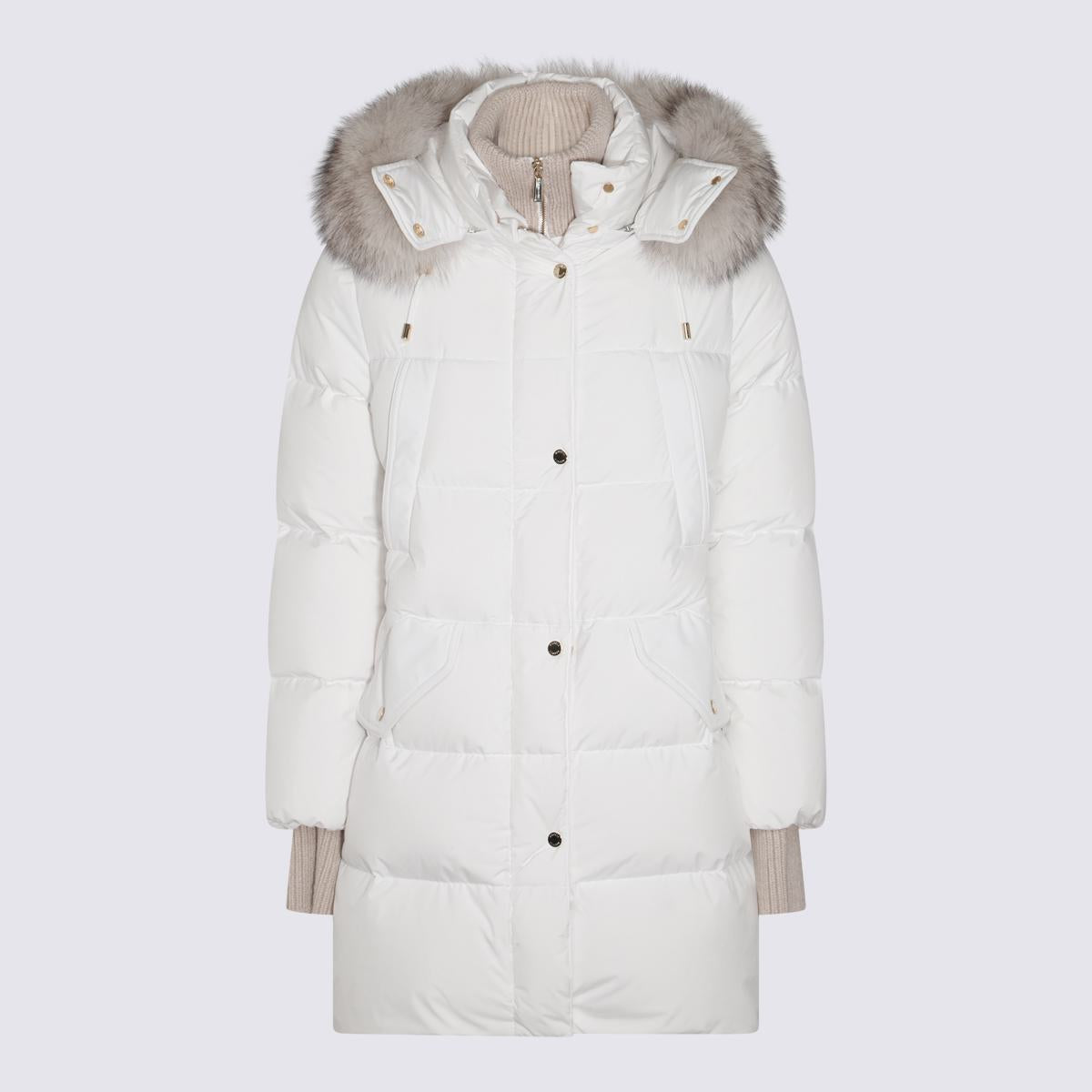 Moorer White Down Jacket