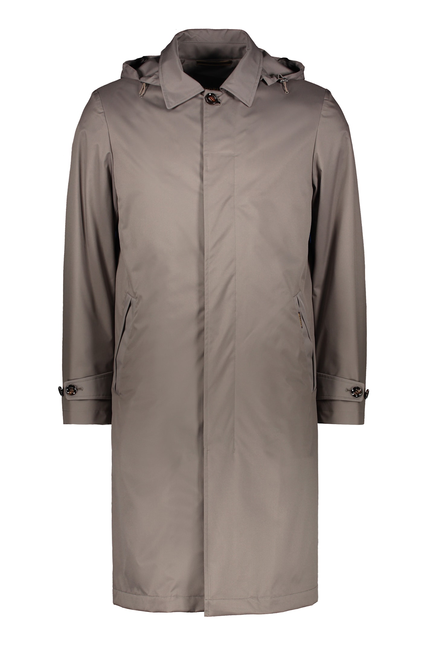 Moorer Rialto Hooded Techno Fabric Raincoat