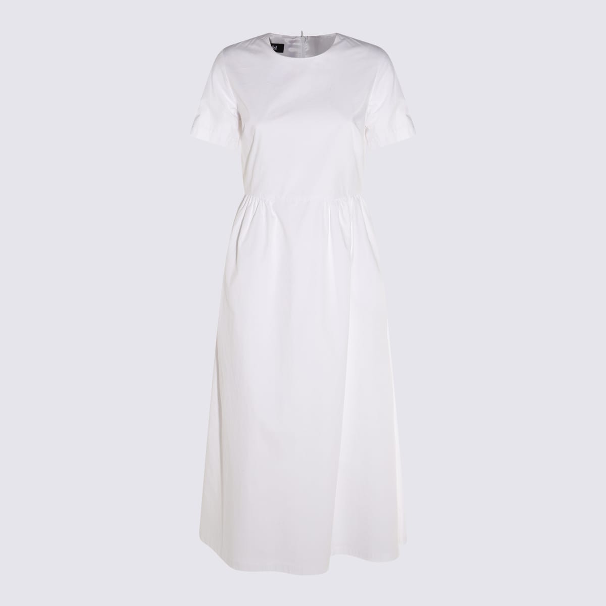 Add White Cotton Dress