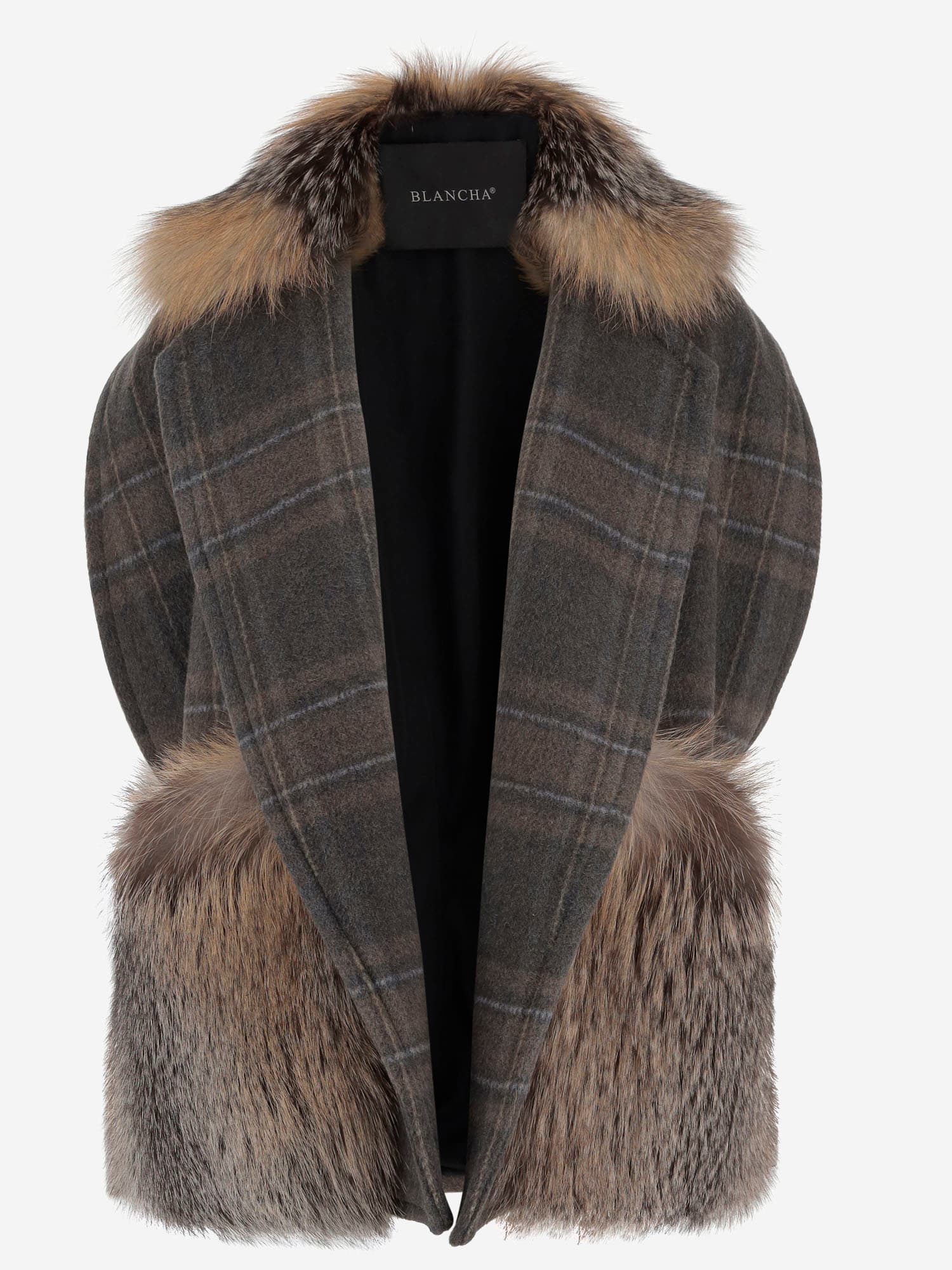 Blancha Alpaca And Wool Blend Vest With Fur
