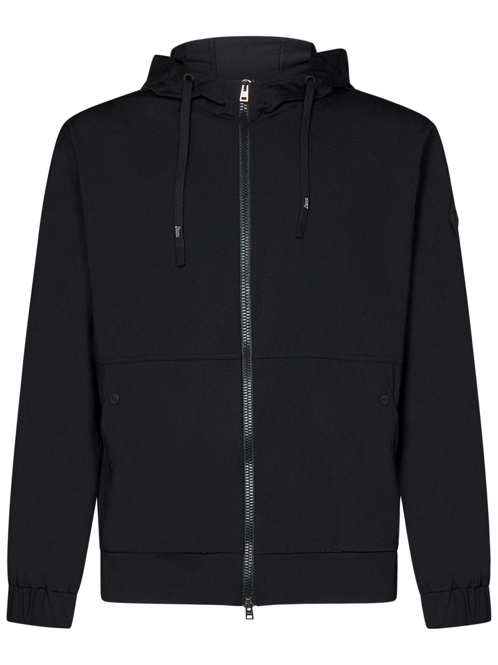 Herno Zip-up Drawstring Hoodie