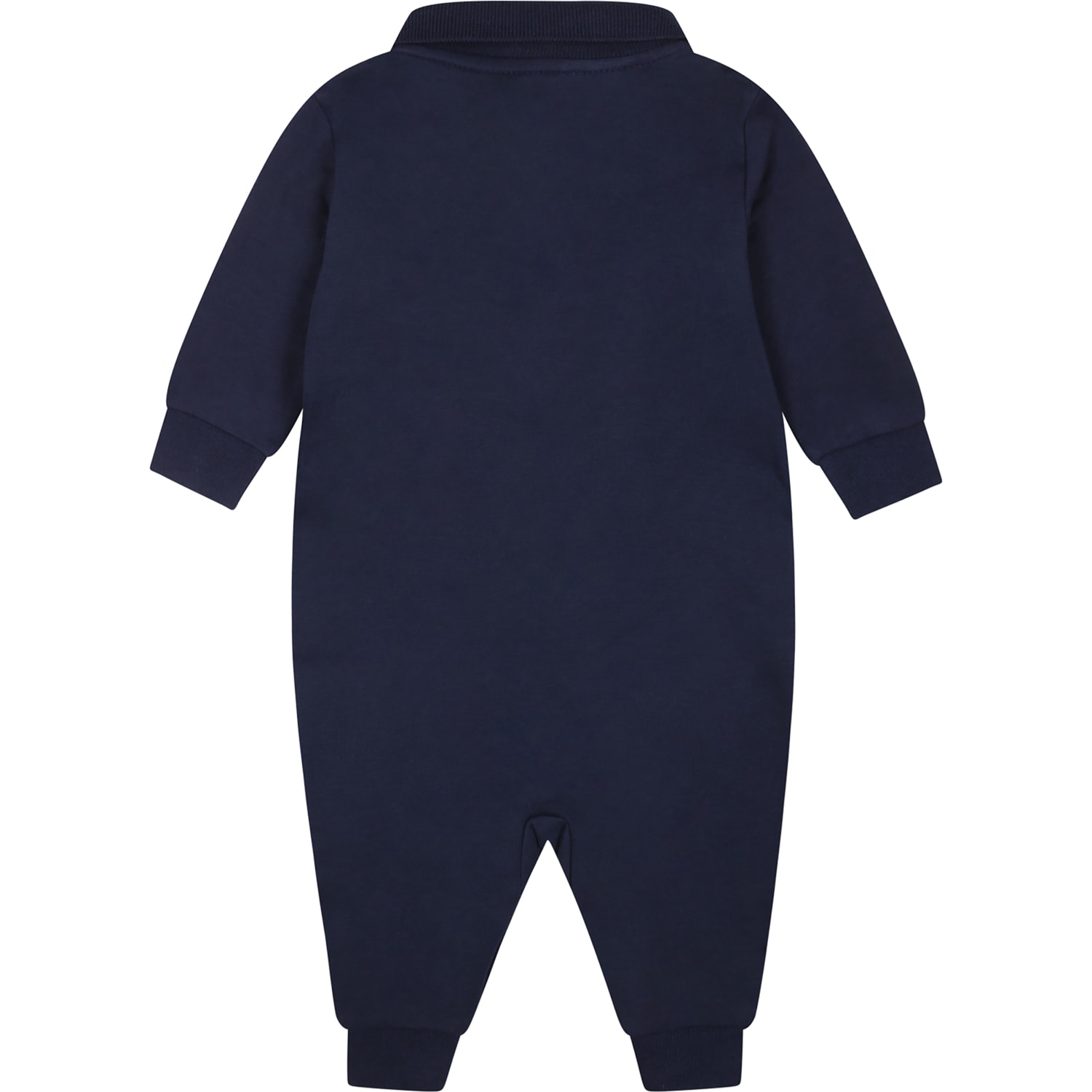 Ralph Lauren Blue Babygrow For Baby Boy With Pony