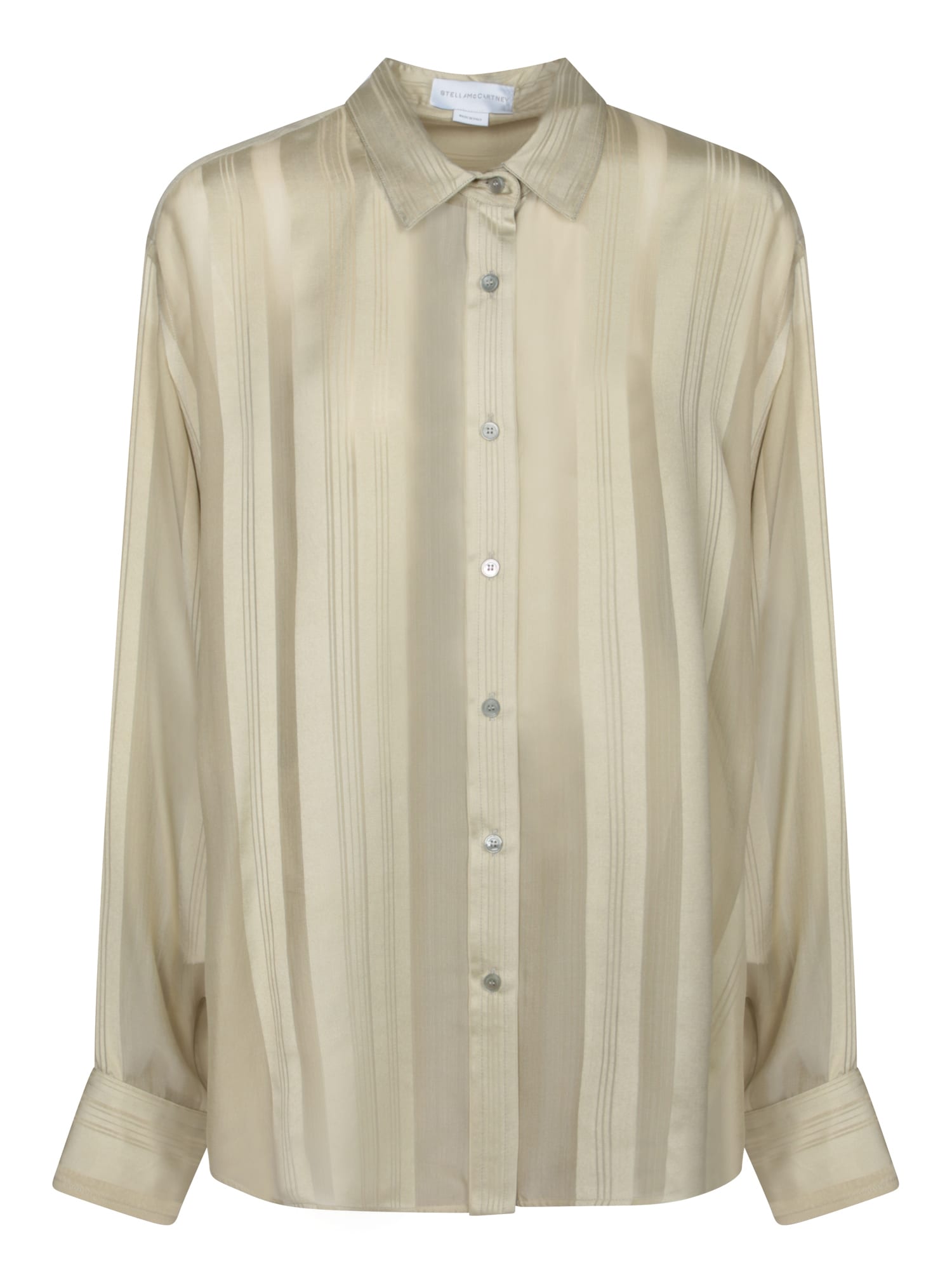 Stella McCartney Khaki Silk Shirt