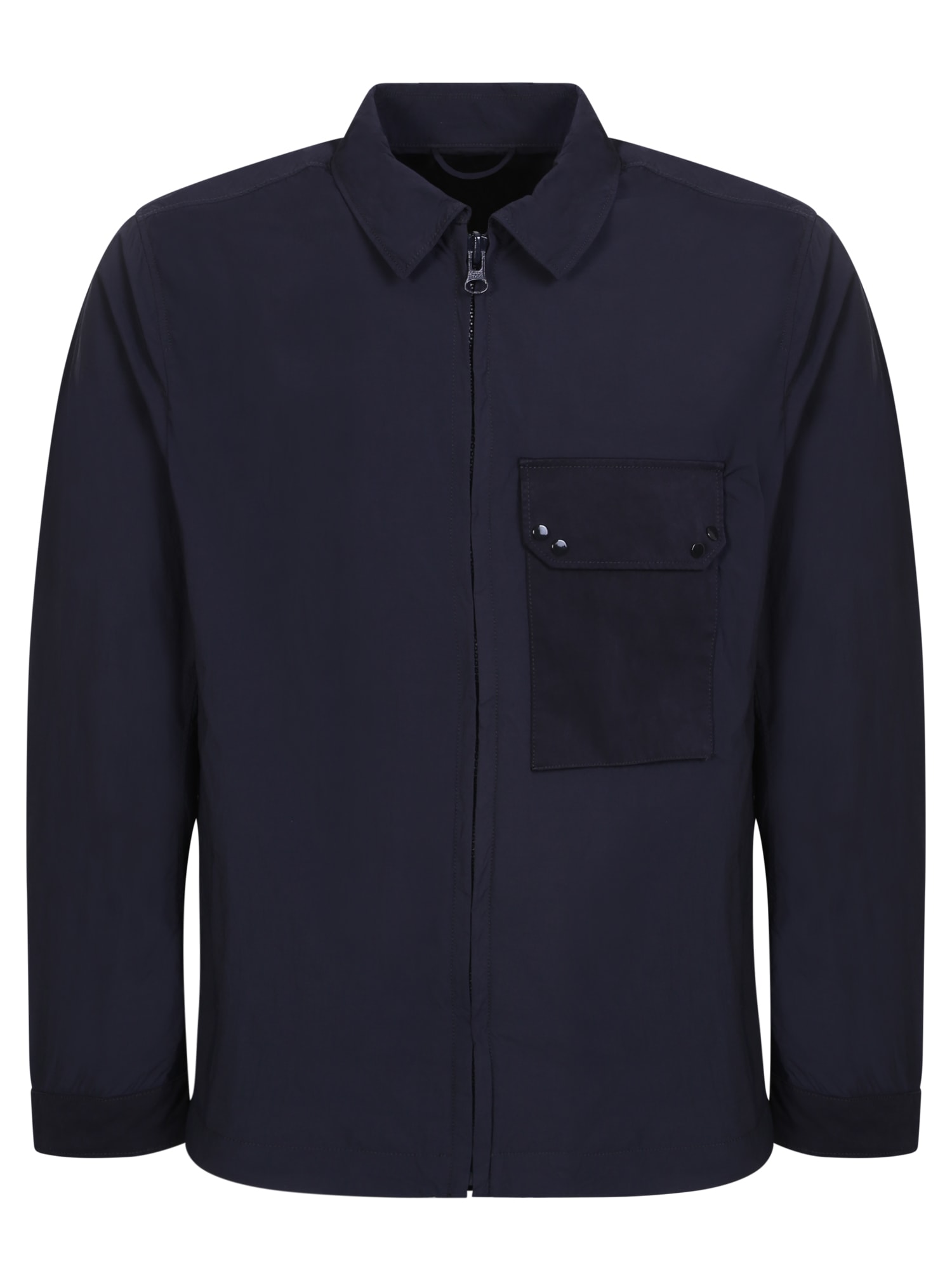 Ten C Classic Collar Navy Blue Jacket