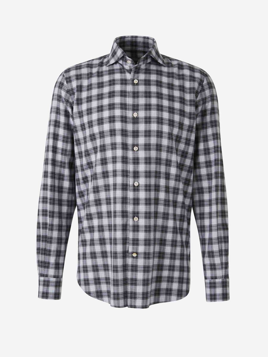 Vincenzo Di Ruggiero Cotton Check Shirt