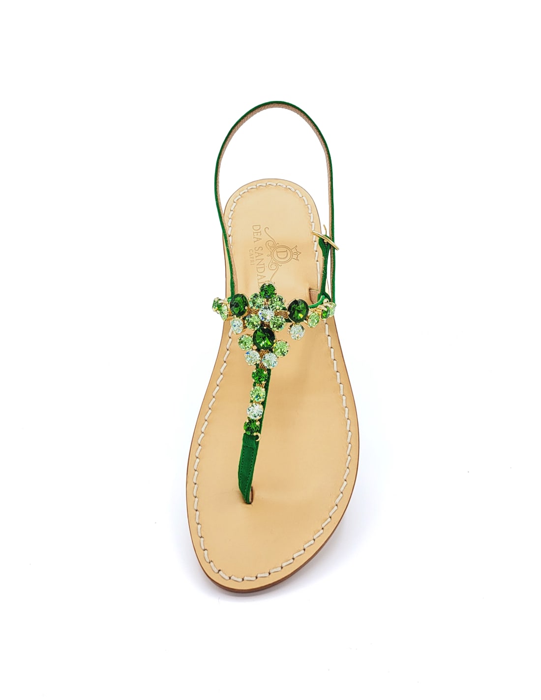 Dea Sandals Costa Smeralda Green Jewel Sandals