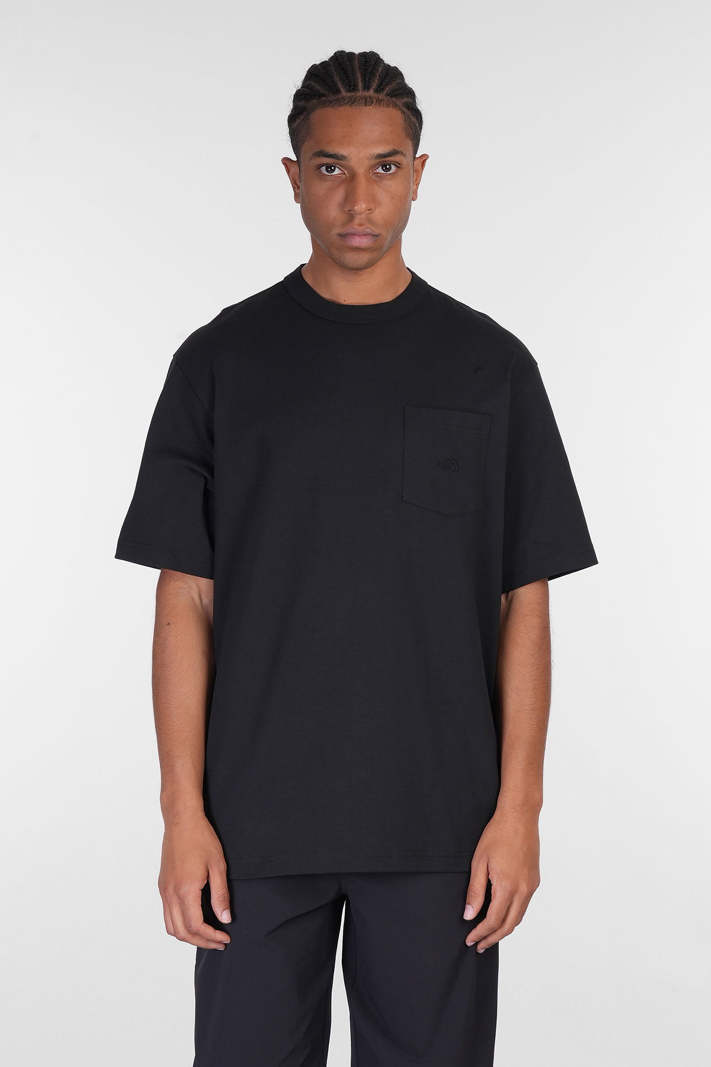 The North Face Ss Dome Relaxed Tee T-shirt In Black Cotton