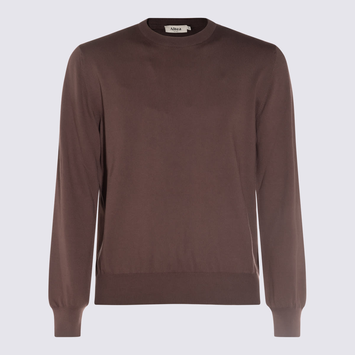 Altea Brown Cotton Knitwear