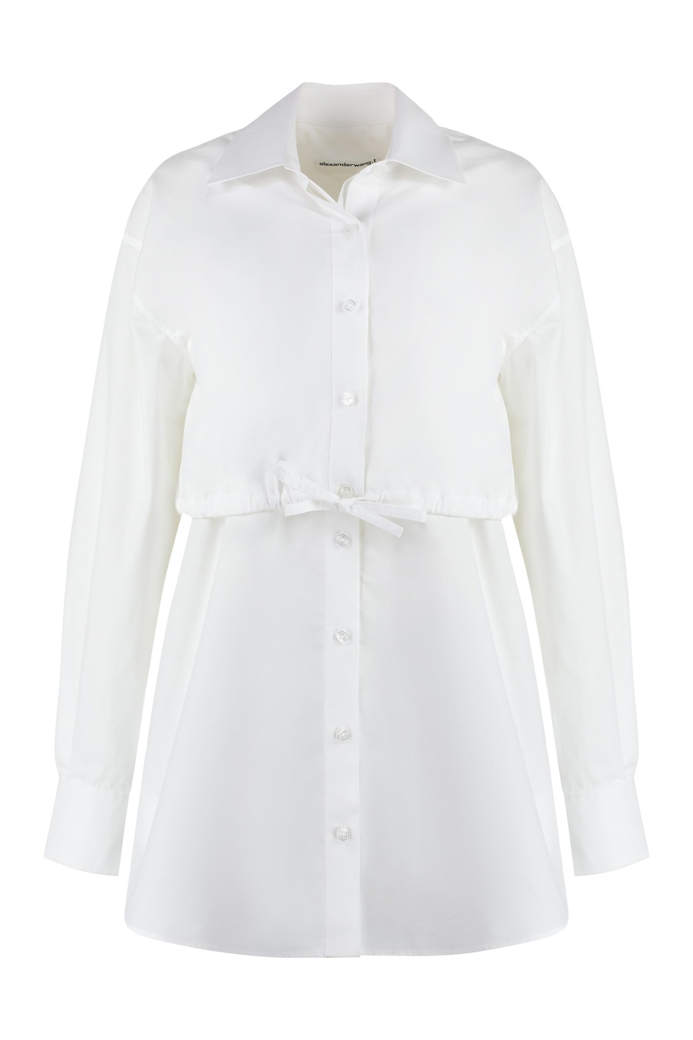 T by Alexander Wang Cotton Shirtdress
