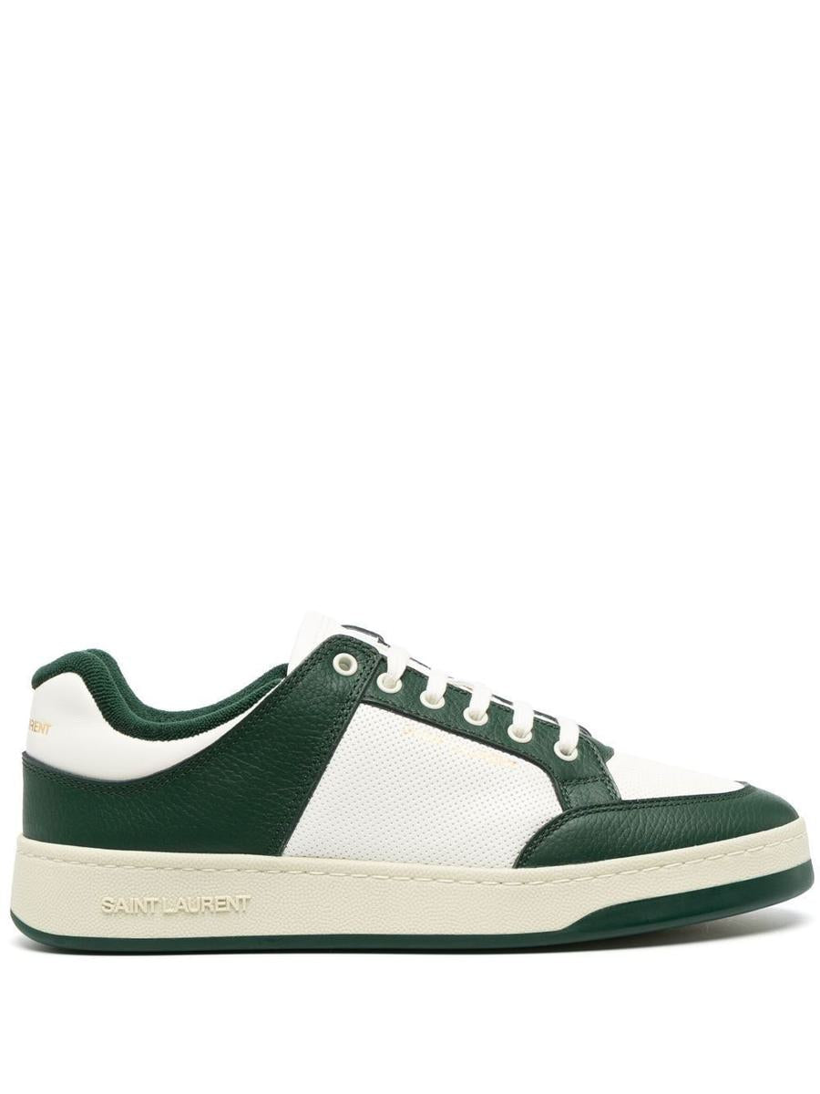 Saint Laurent Sl/61 Leather Sneakers
