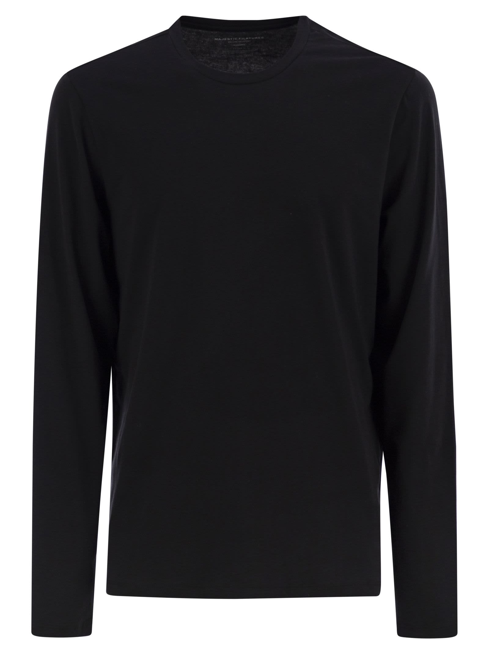 Majestic Filatures Long-sleeved Crew-neck T-shirt