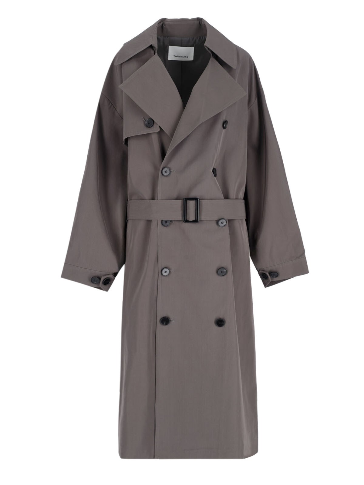 The Frankie Shop 'Mavis' Double-Breasted Trench Coat
