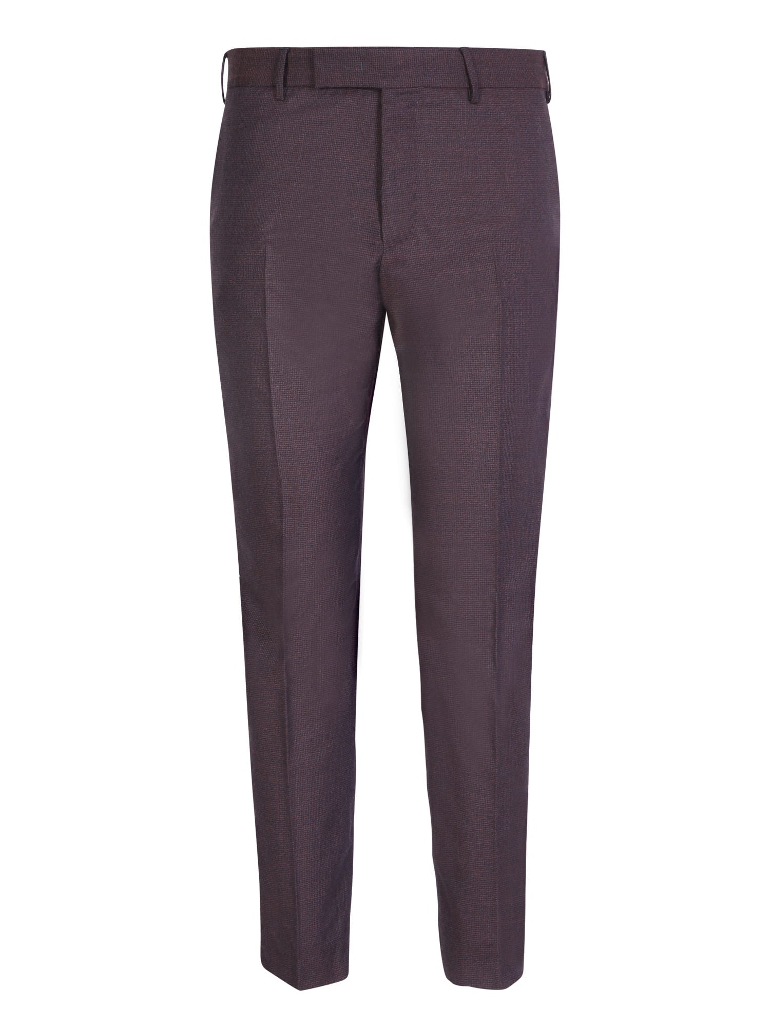 PT Torino Bordeaux Wool Trousers