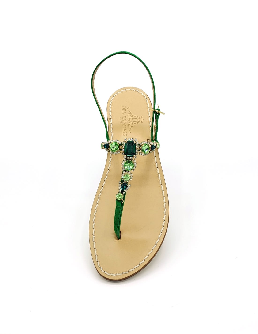 Dea Sandals Spring Green Jewel Sandals