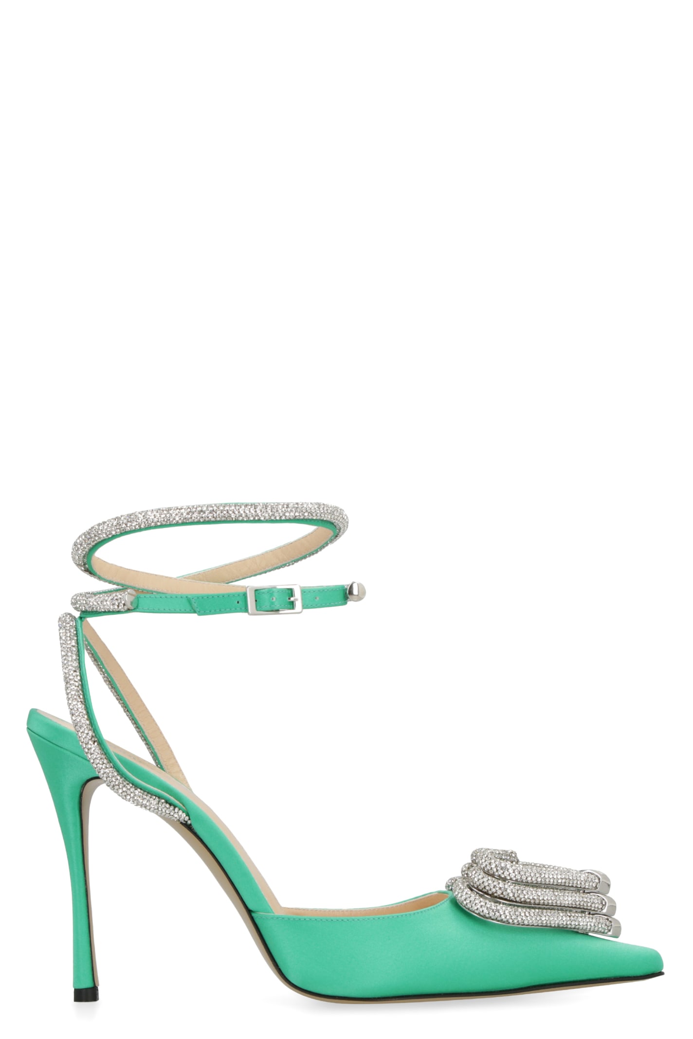 Mach & Mach Pumps Satin Slingback Pumps