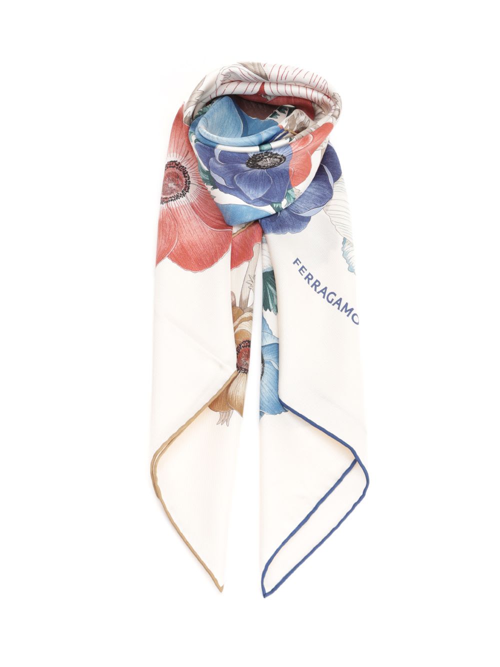 Ferragamo Foulard 90x90 Anemoni Print