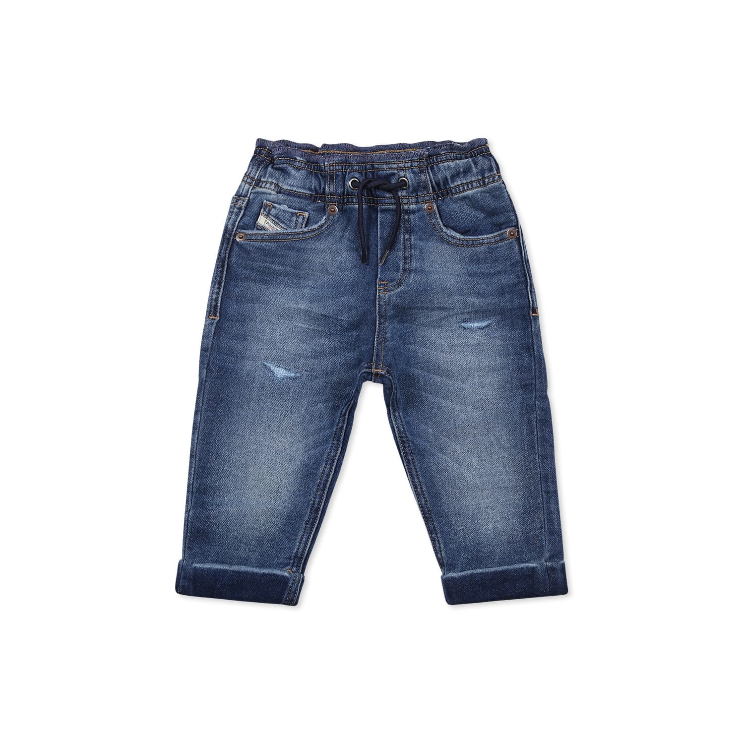 Diesel Blue Jeans For Baby Boy With Logo