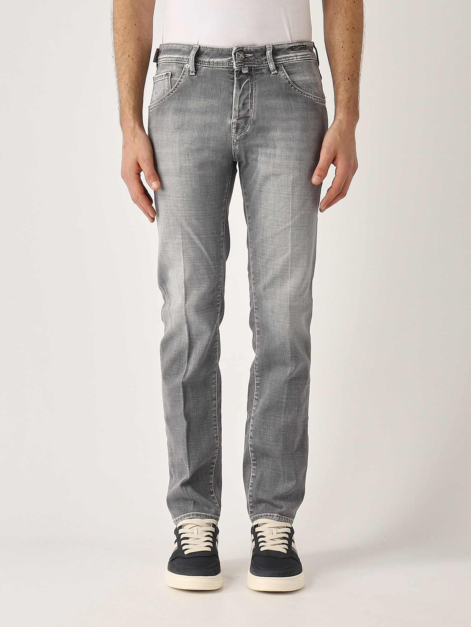 Jacob Cohen Scott 5 Tasche Slim Cropped/carrot Jeans