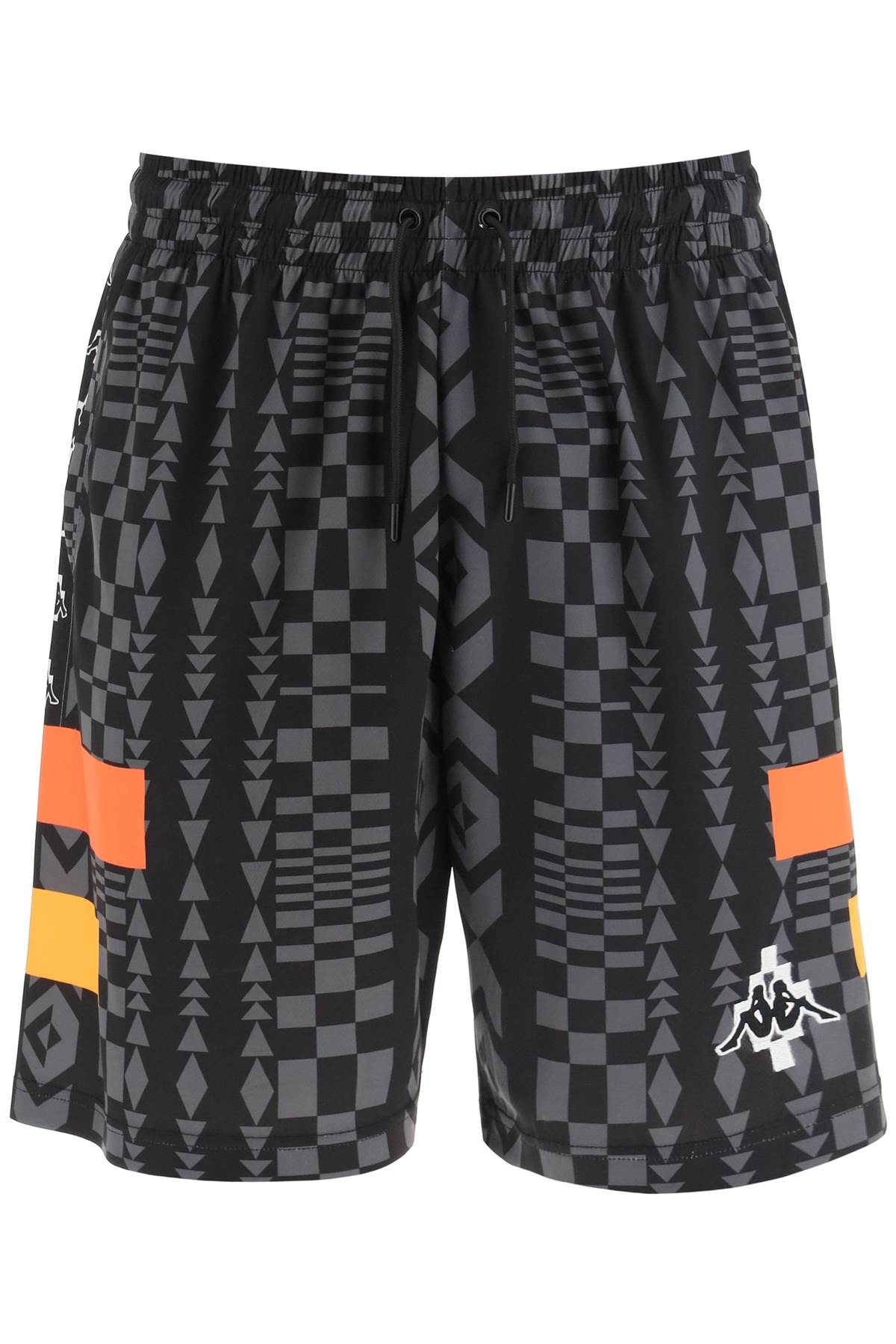Marcelo Burlon Black Polyester Bermuda Shorts