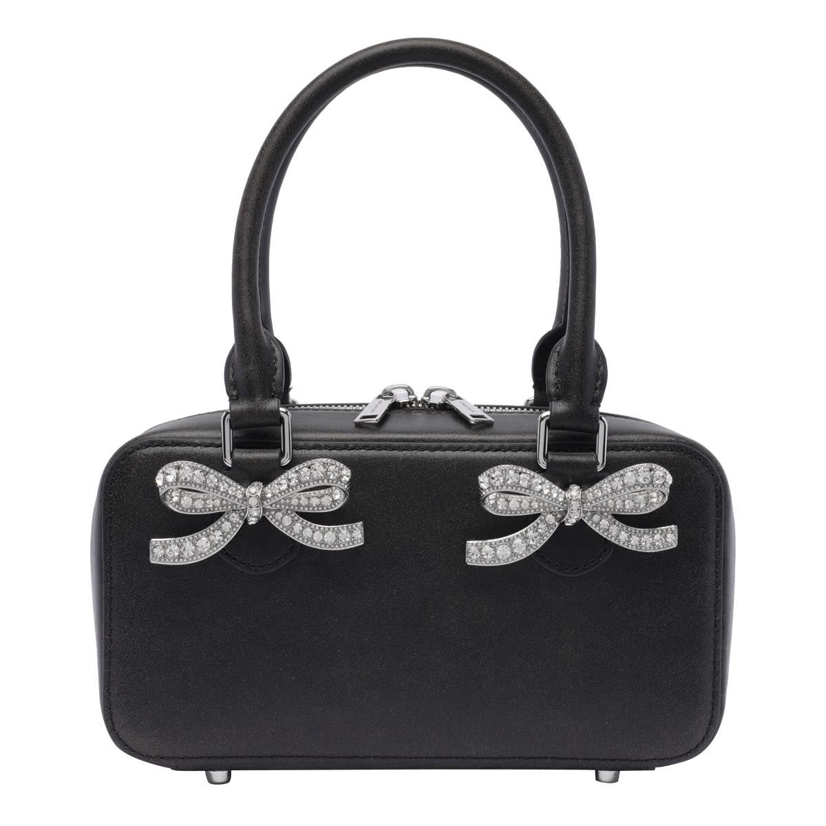 self-portrait Mini Leather Tote Bag