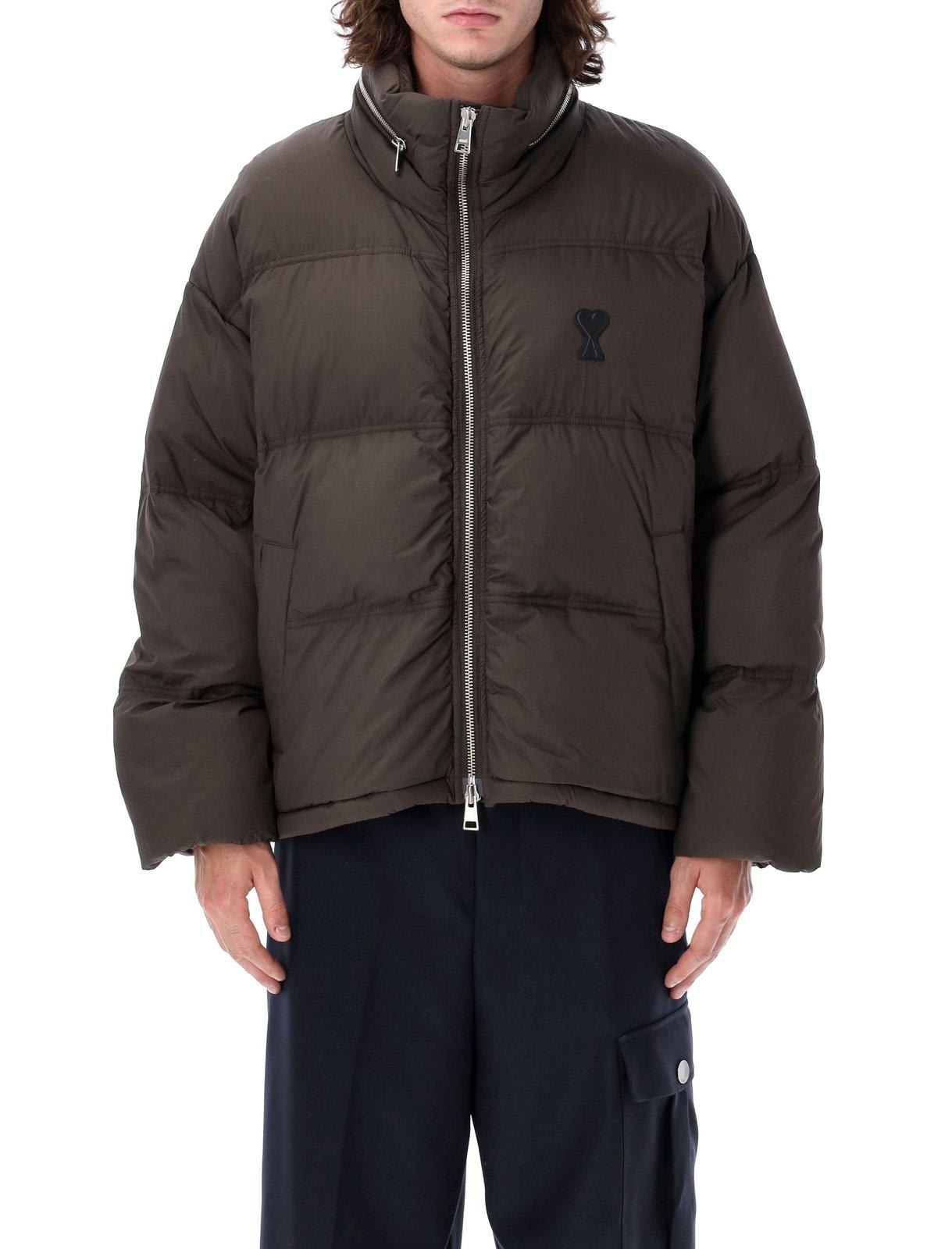 Ami Alexandre Mattiussi Paris De Coeur Zipped Down Jacket