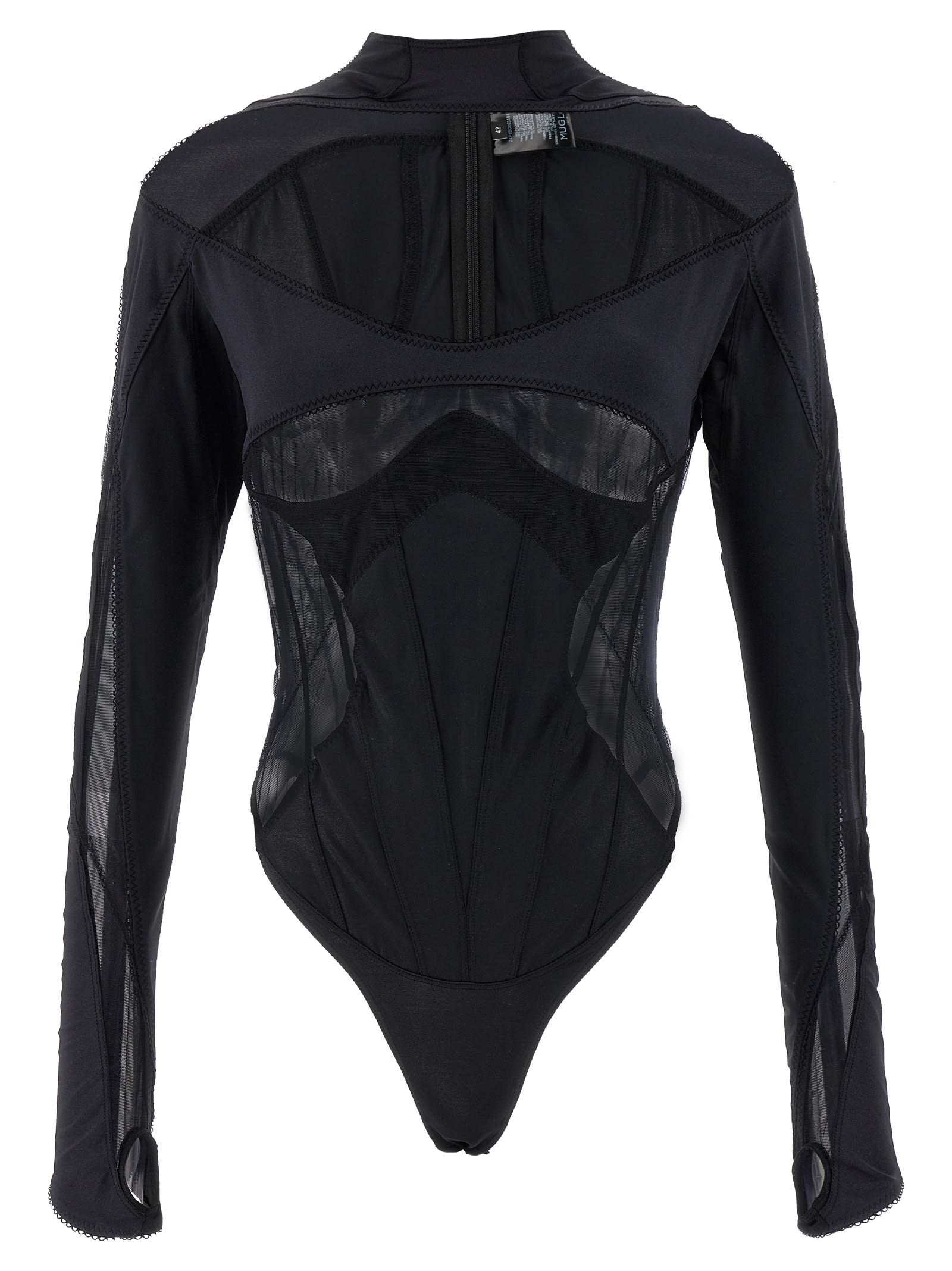 Mugler multi-layer Lingerie Bodysuit