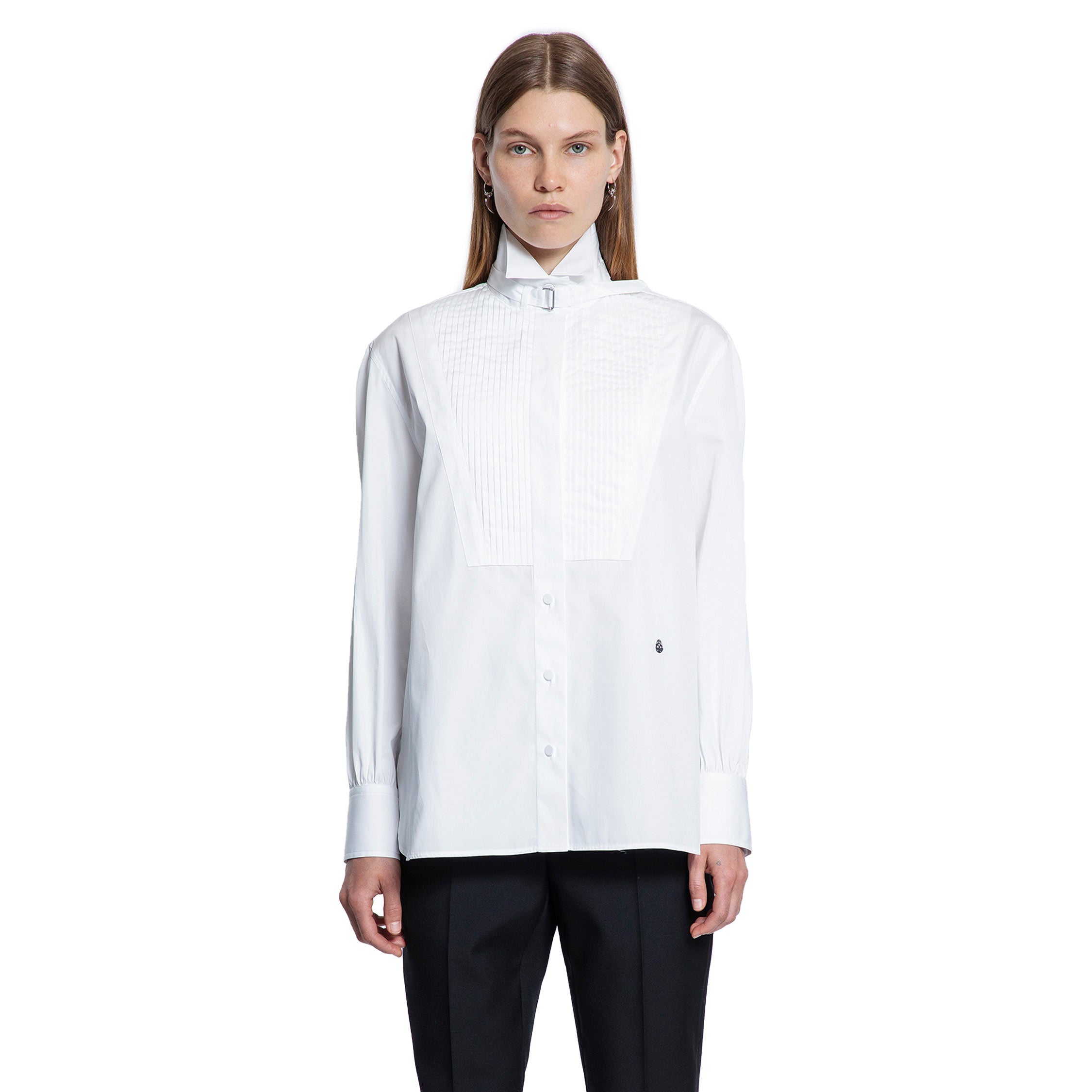 ALEXANDER MCQUEEN WOMAN WHITE SHIRTS