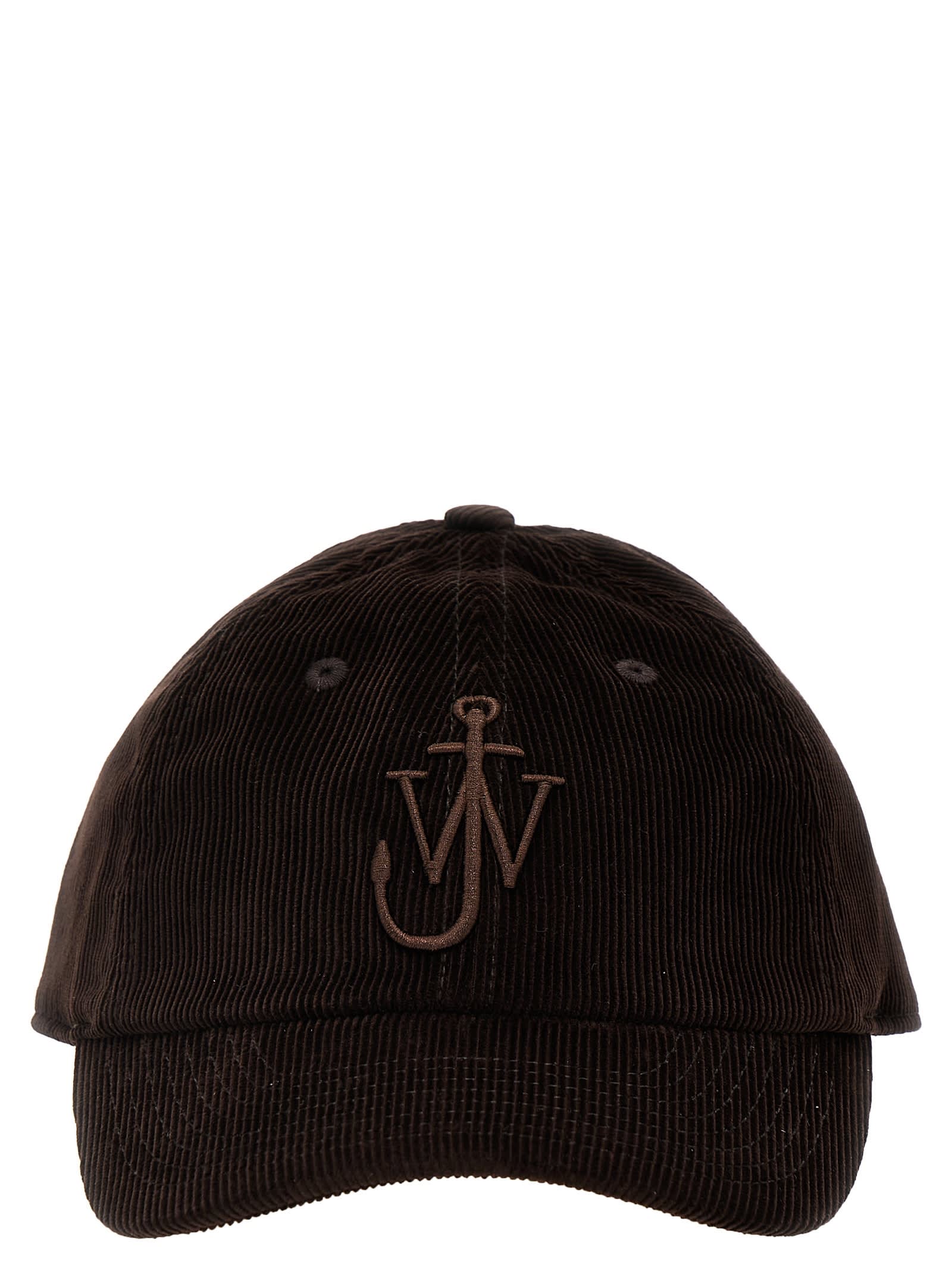 J. W. Anderson Logo Embroidery Velvet Cap