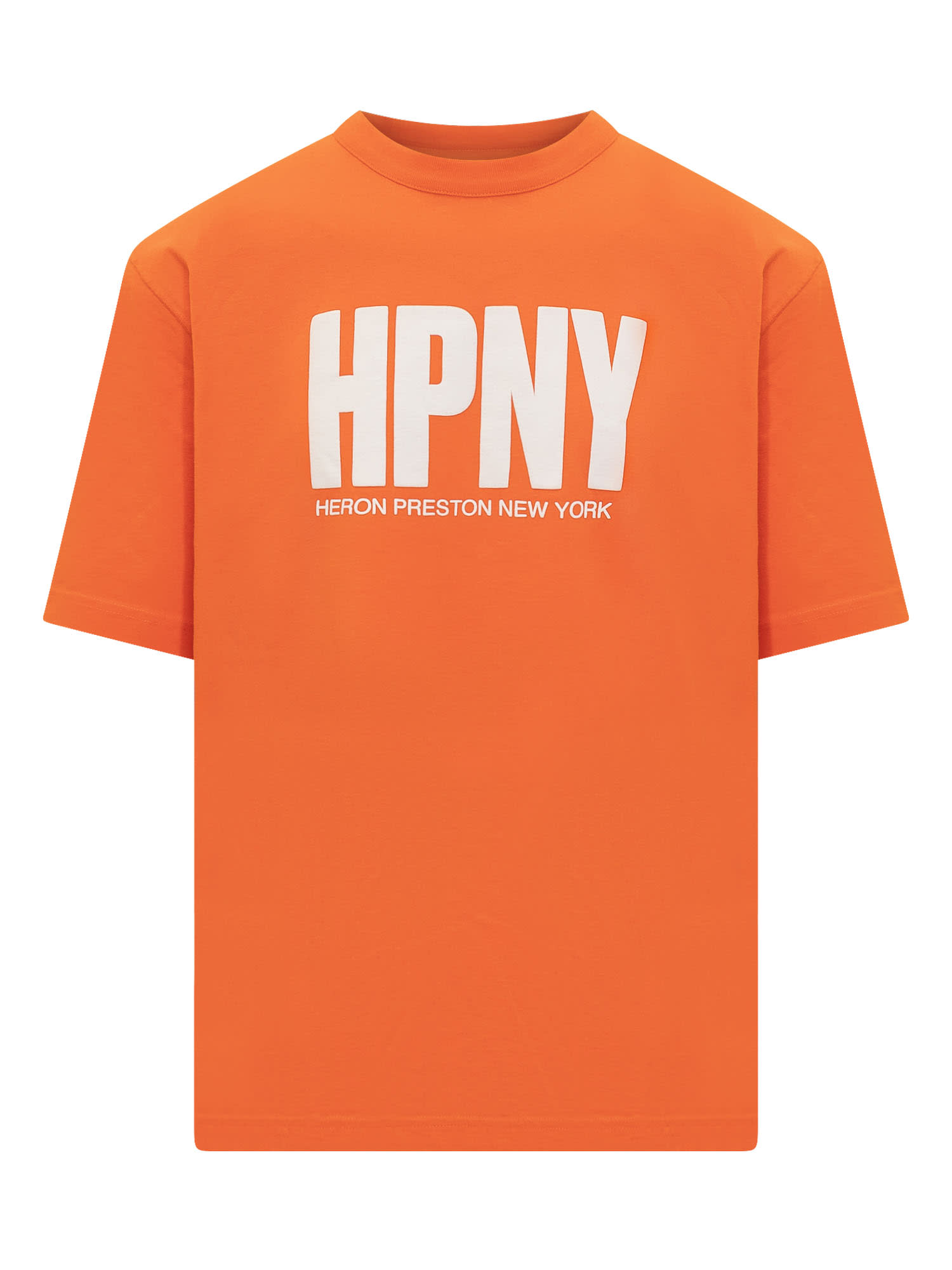 HERON PRESTON Crewneck T-shirt With Logo