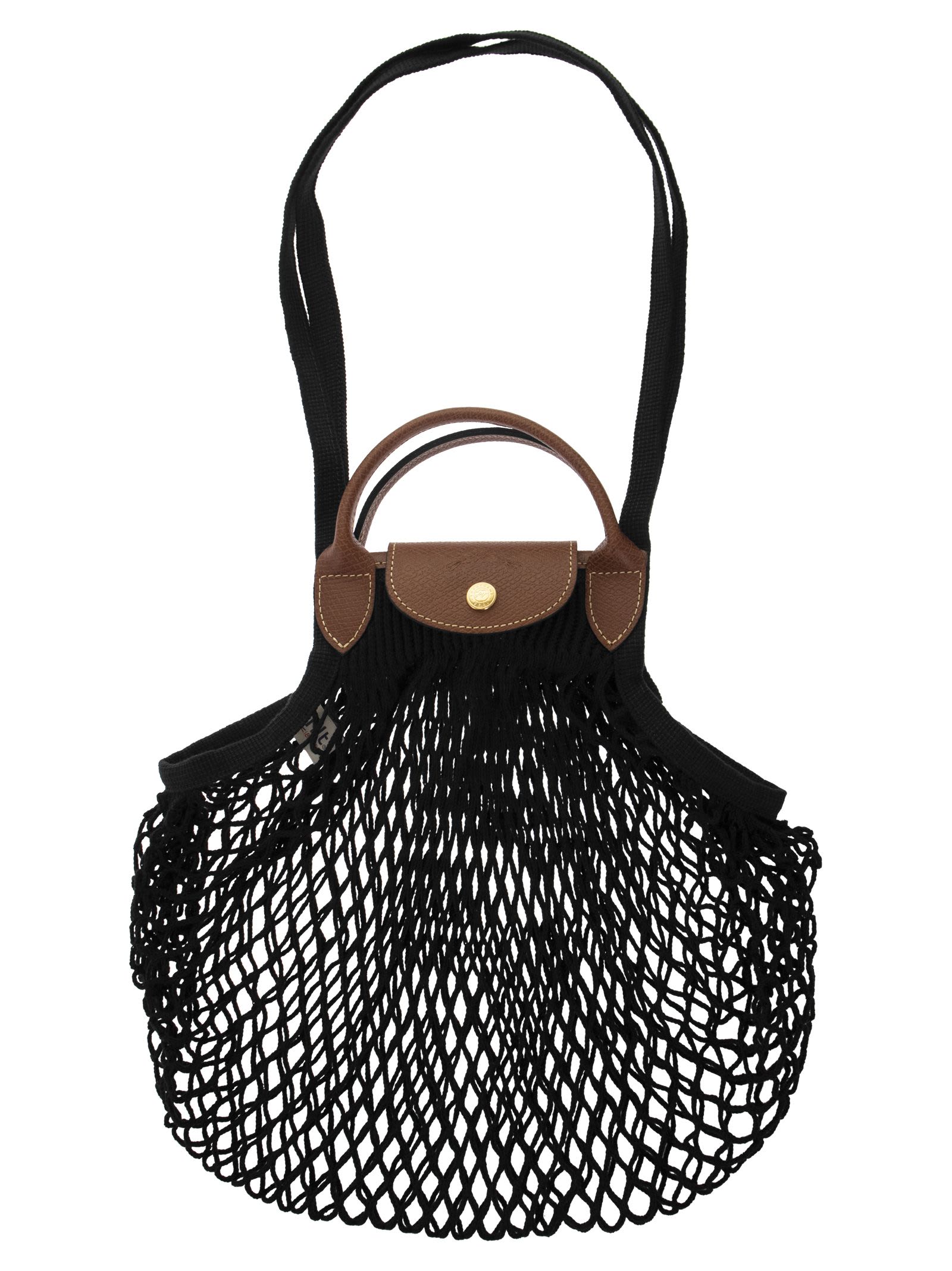 Longchamp Le Pliage Filet Mesh-knit Bag