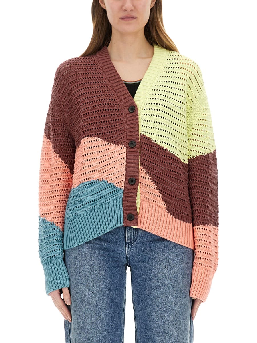 PS by Paul Smith Gradient Wave Cardigan